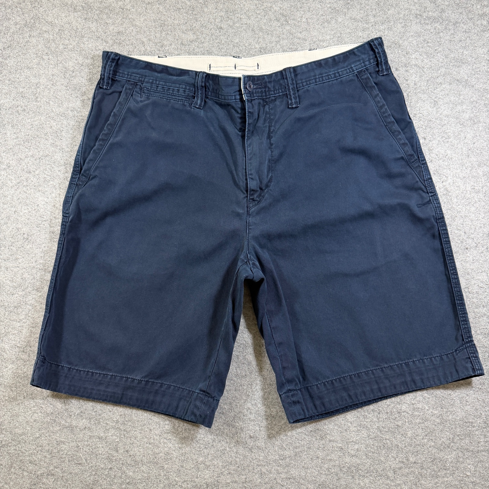 Polo Ralph Lauren Chino Shorts Mens 35 Navy Cotton Preppy Golf Classic Fit thumbnail 2