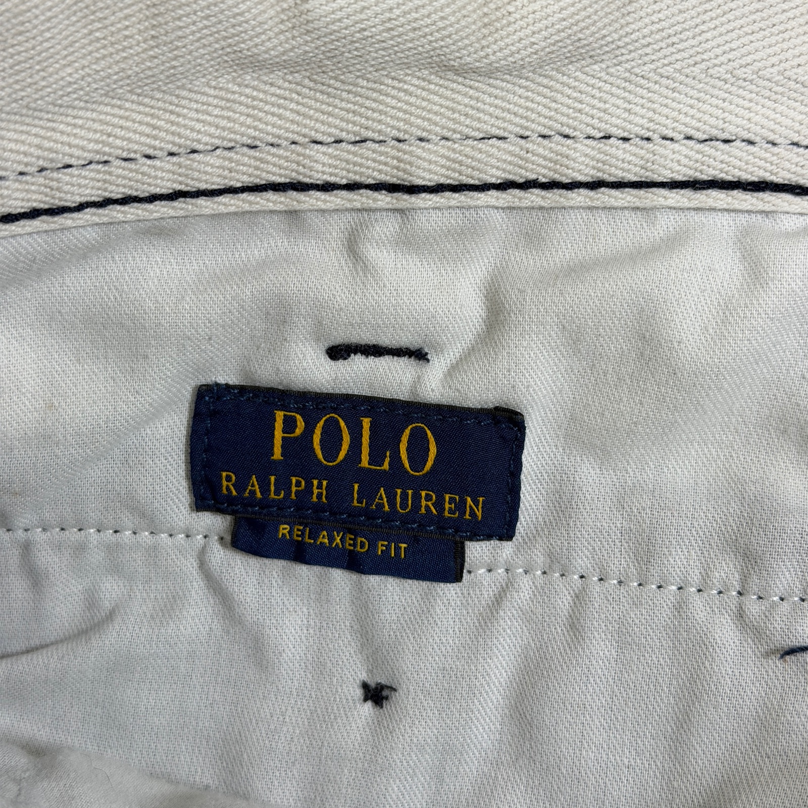 Polo Ralph Lauren Chino Shorts Mens 35 Navy Cotton Preppy Golf Classic Fit thumbnail 3