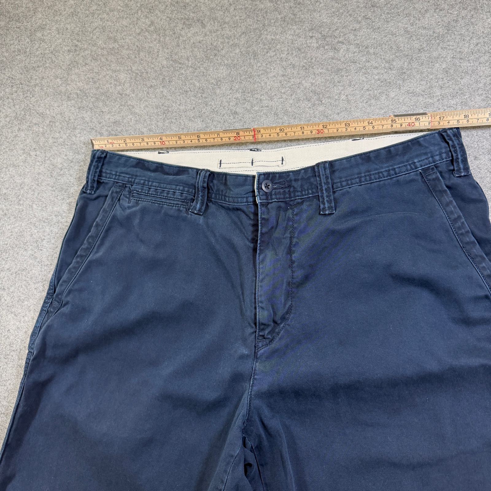 Polo Ralph Lauren Chino Shorts Mens 35 Navy Cotton Preppy Golf Classic Fit thumbnail 6