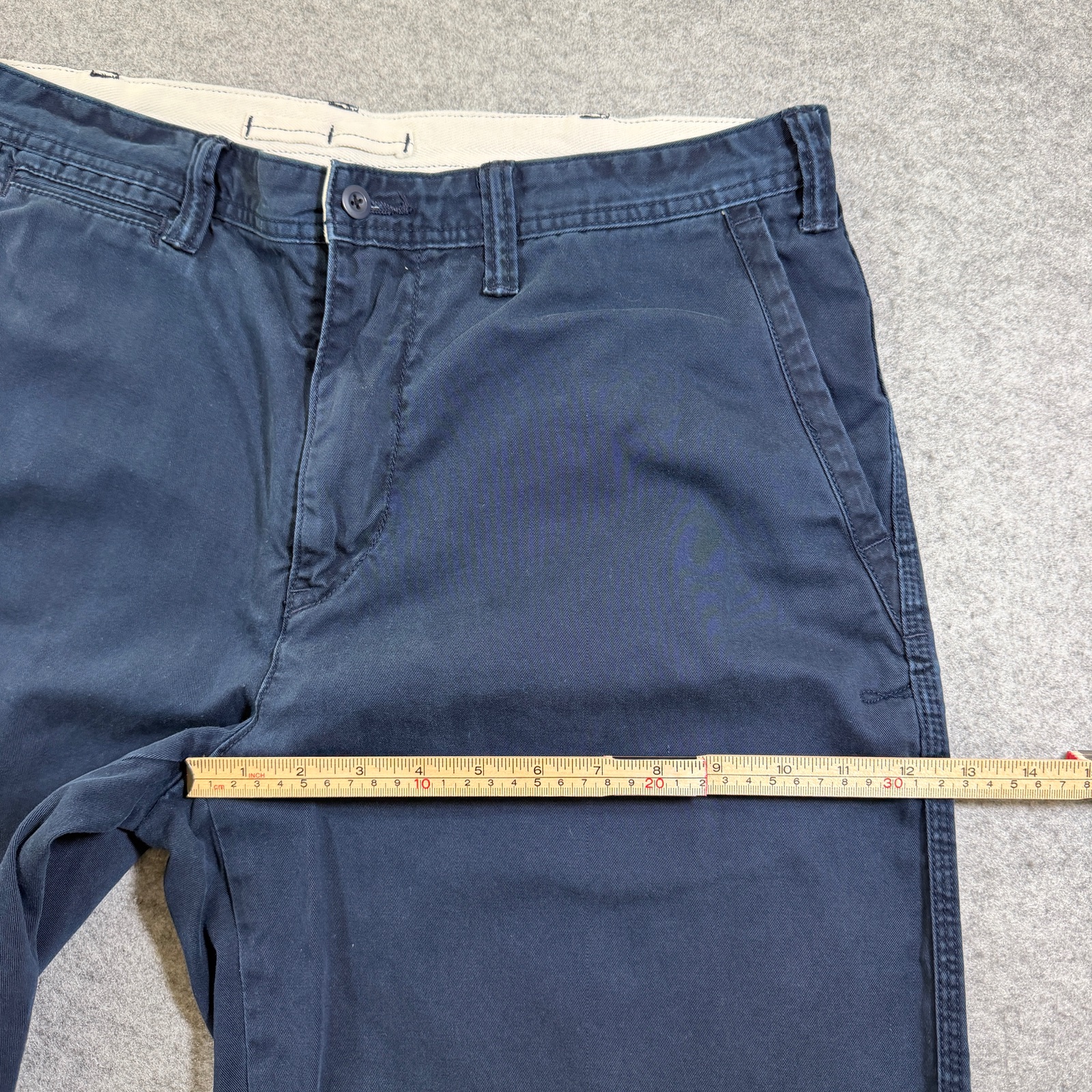 Polo Ralph Lauren Chino Shorts Mens 35 Navy Cotton Preppy Golf Classic Fit thumbnail 8
