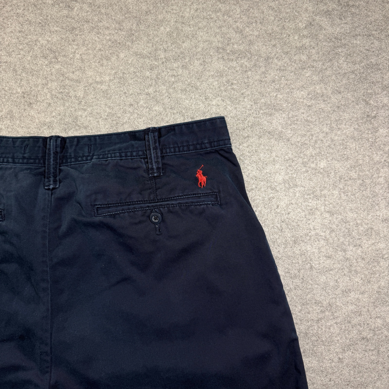 Polo Ralph Lauren Chino Shorts Mens 35 Navy Cotton Preppy Golf Classic Fit thumbnail 10