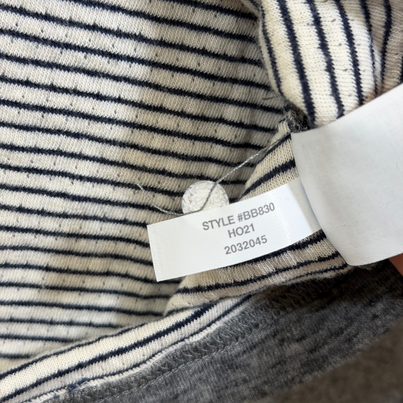 J.Crew Knit Goods 1/4 Zip Pullover Mens L Heather Gray Cotton Preppy Sweater thumbnail 10