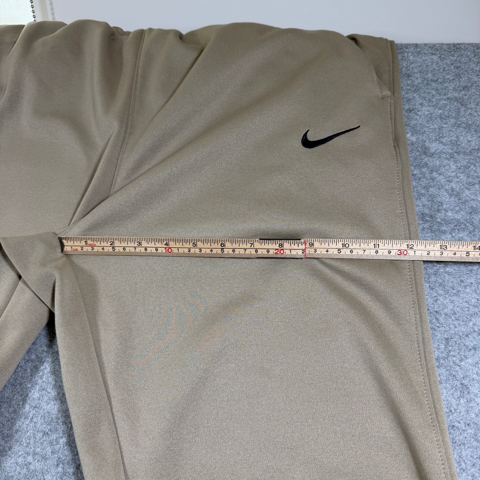Nike Therma-FIT Sweatpants Mens L Tall Gold Fleece Joggers Training Zip Pocket thumbnail 8