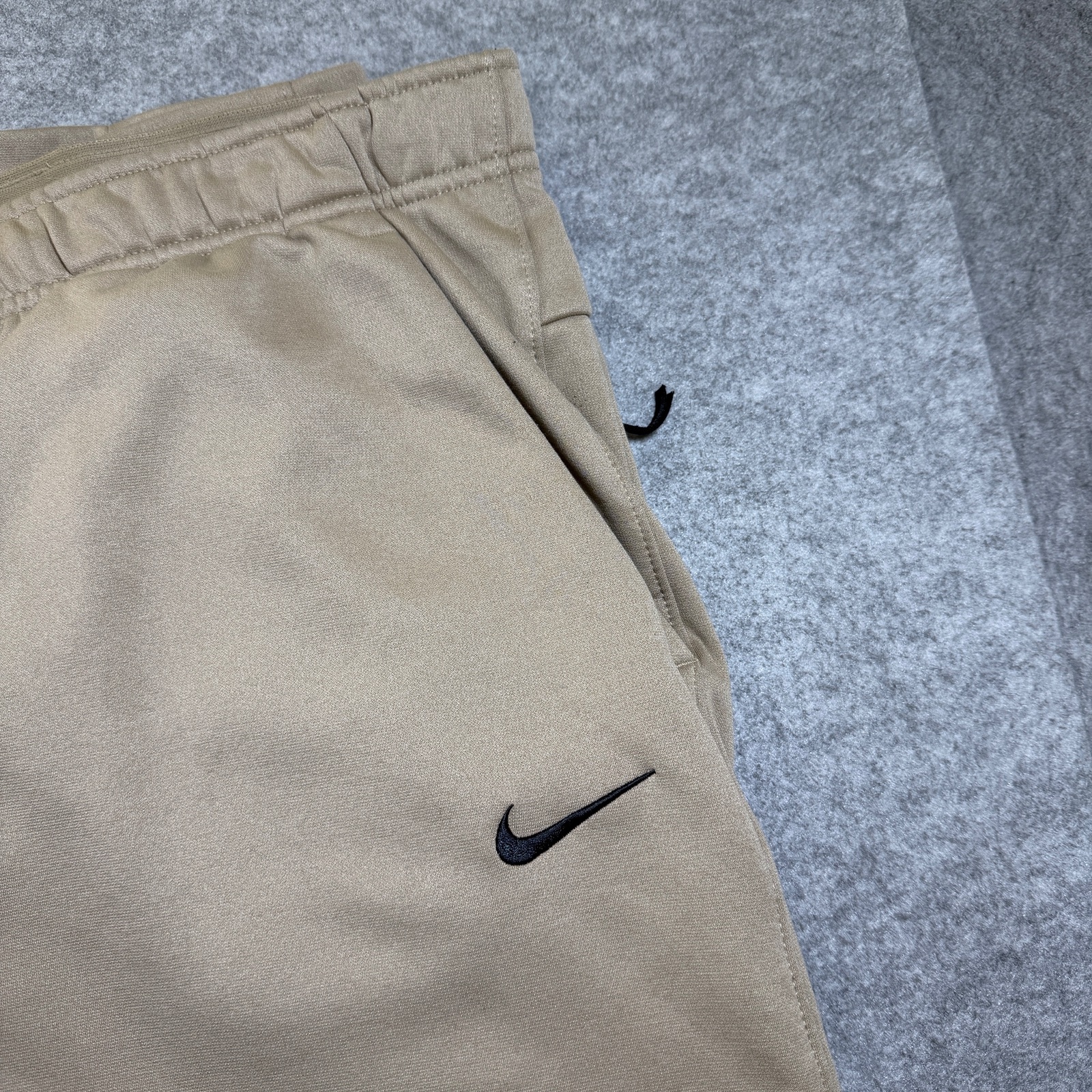 Nike Therma-FIT Sweatpants Mens L Tall Gold Fleece Joggers Training Zip Pocket thumbnail 11
