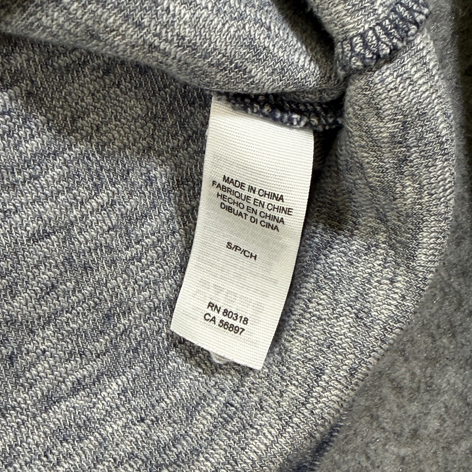 Lucky Brand Original Knit Henley Mens S Heather Blue Cotton Long Sleeve Casual thumbnail 9