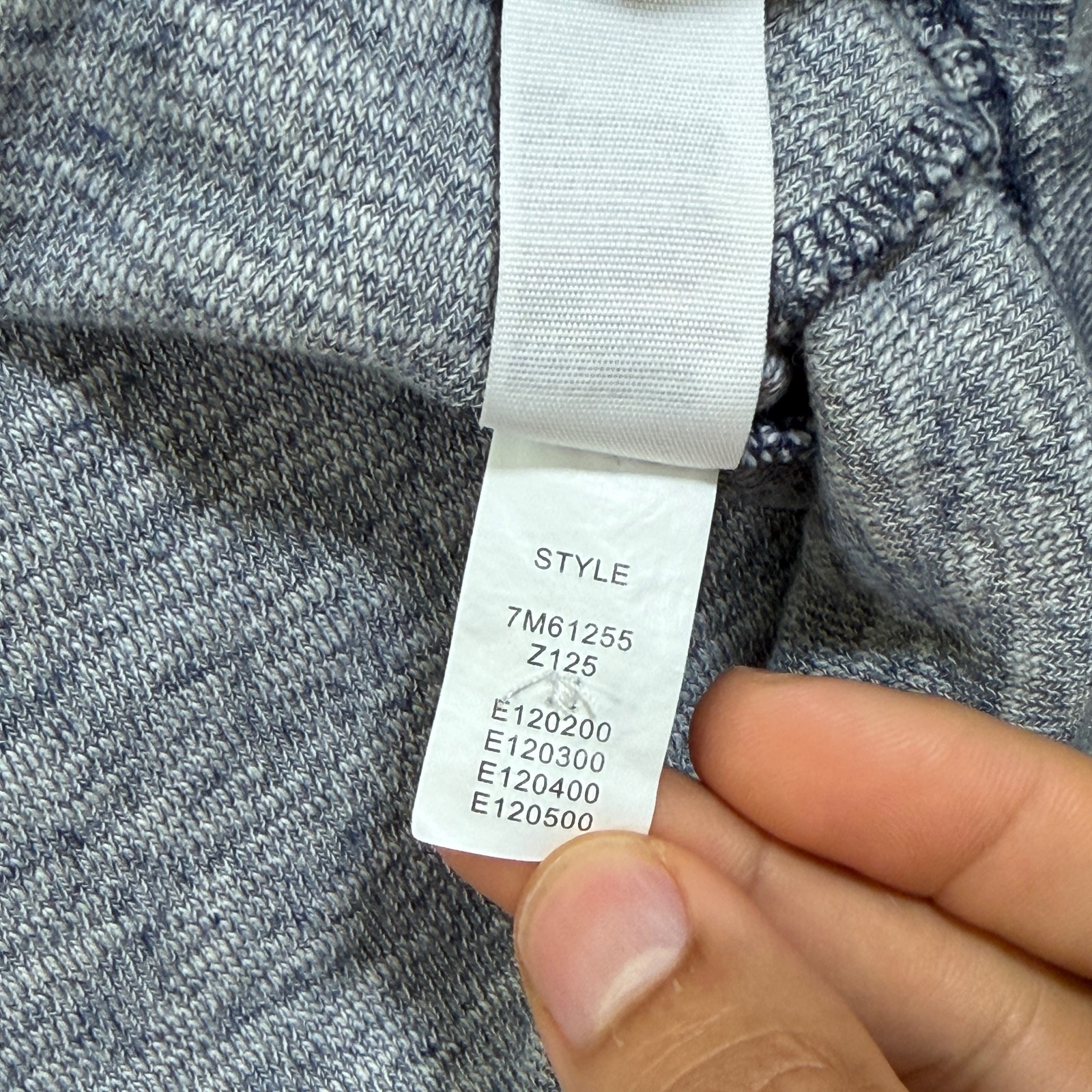 Lucky Brand Original Knit Henley Mens S Heather Blue Cotton Long Sleeve Casual thumbnail 10
