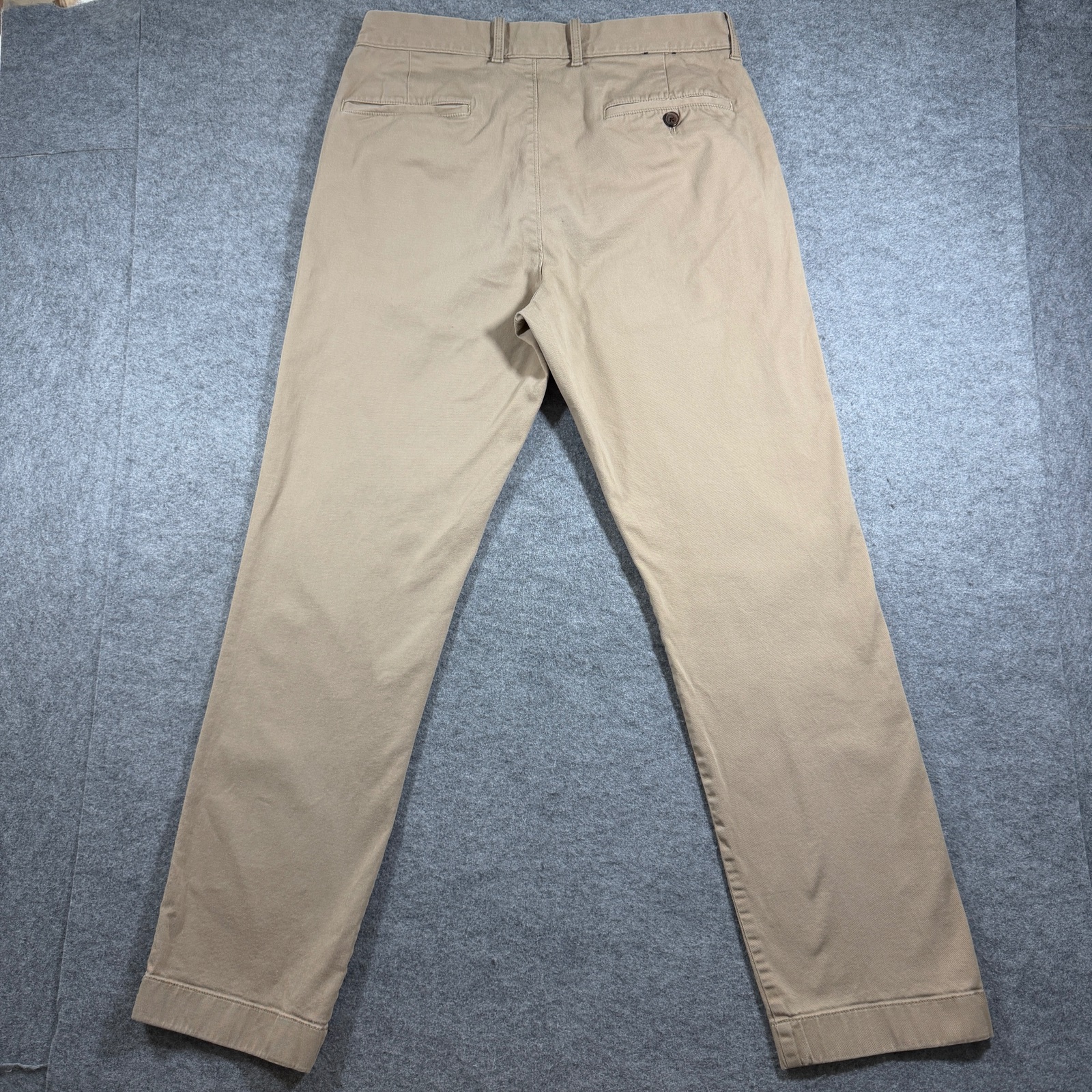 J.Crew Flex Chino Pants Mens 32x32 Khaki Straight Fit Stretch Cotton Preppy thumbnail 2
