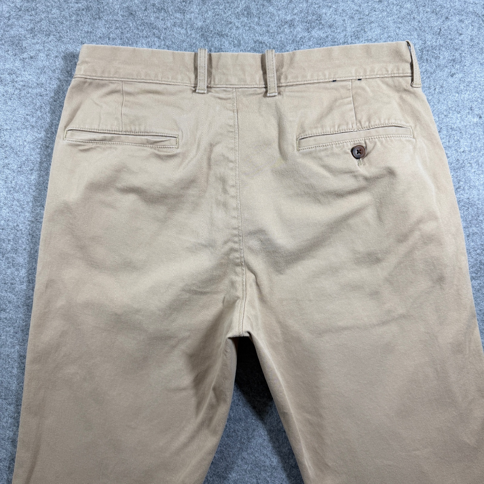 J.Crew Flex Chino Pants Mens 32x32 Khaki Straight Fit Stretch Cotton Preppy thumbnail 5