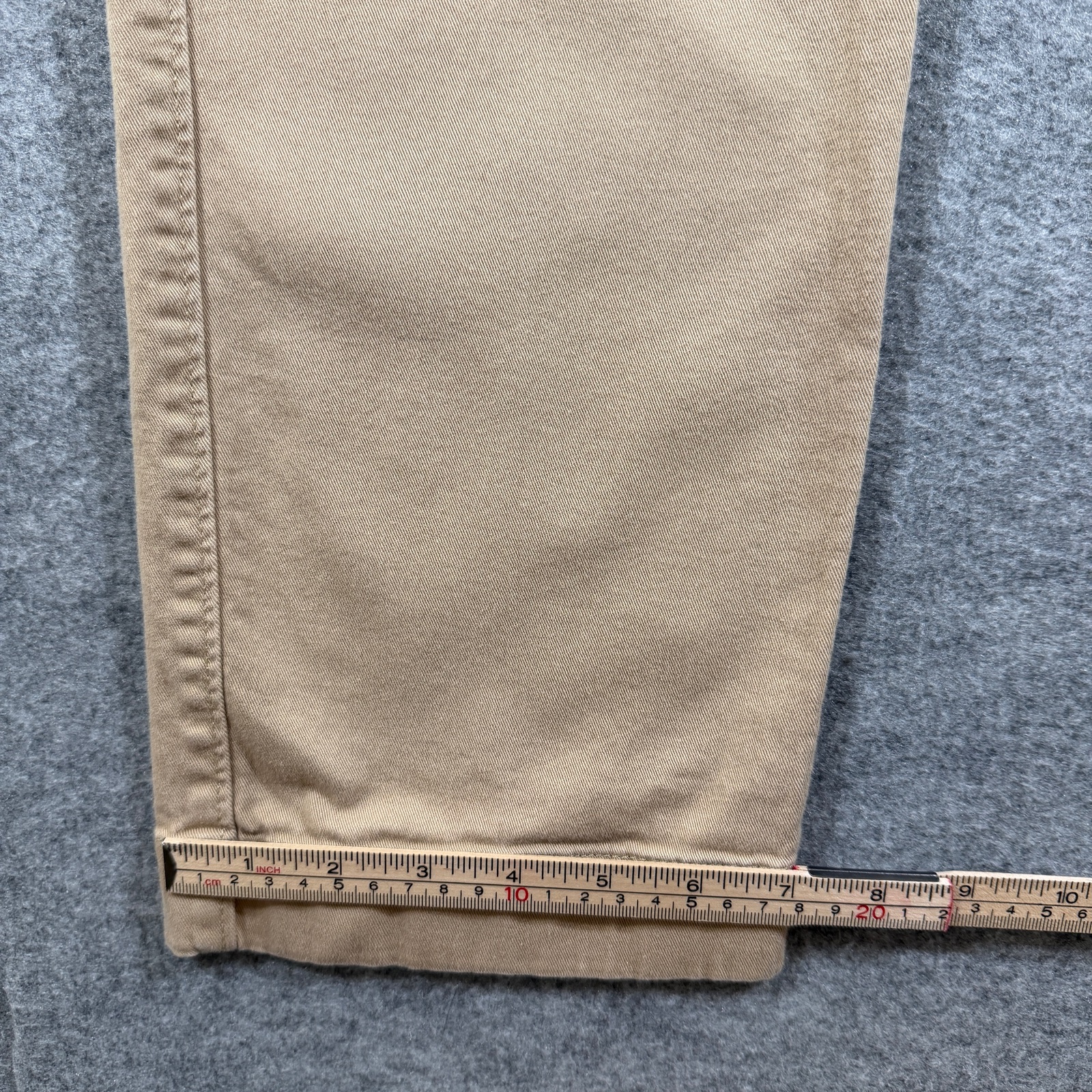 J.Crew Flex Chino Pants Mens 32x32 Khaki Straight Fit Stretch Cotton Preppy thumbnail 9