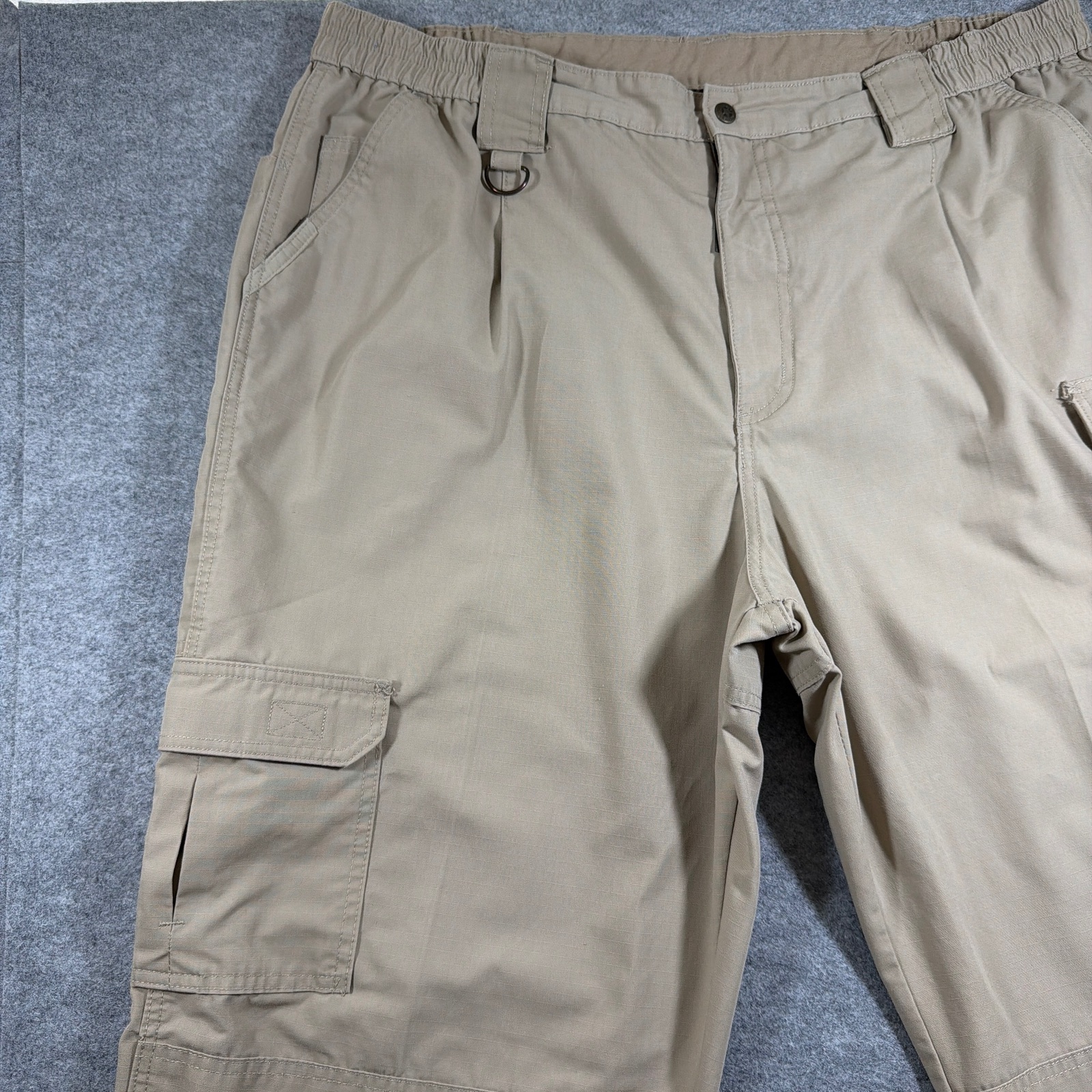 Propper Tactical Cargo Pants Mens 46 Khaki Tan Reinforced Knee Ripstop Outdoor thumbnail 4