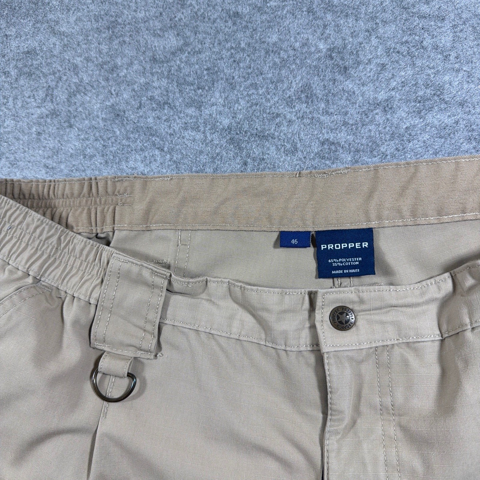 Propper Tactical Cargo Pants Mens 46 Khaki Tan Reinforced Knee Ripstop Outdoor thumbnail 5