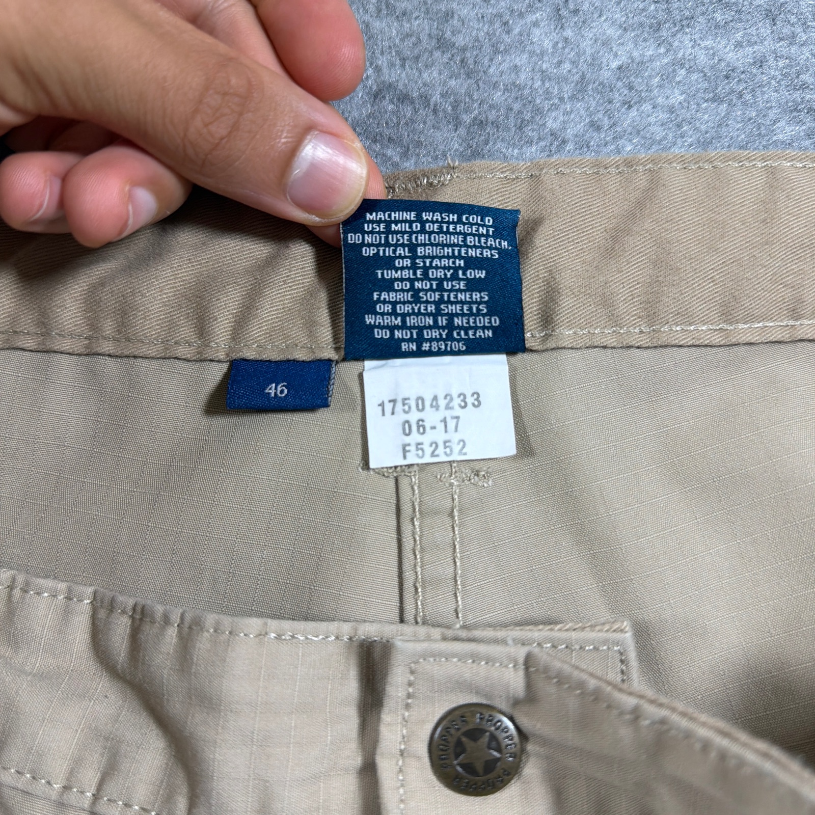 Propper Tactical Cargo Pants Mens 46 Khaki Tan Reinforced Knee Ripstop Outdoor thumbnail 11