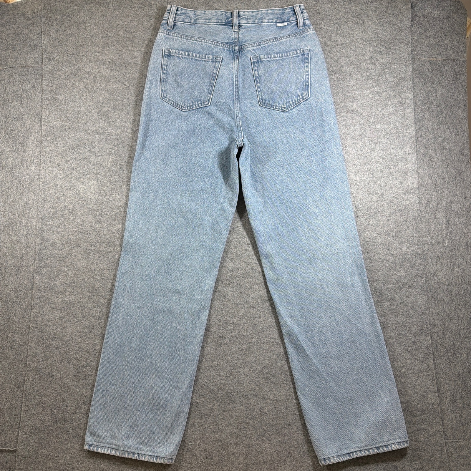 PacSun 90s Boyfriend Jeans Womens 28 Light Blue Wash Pintuck Split Hem Cotton thumbnail 2