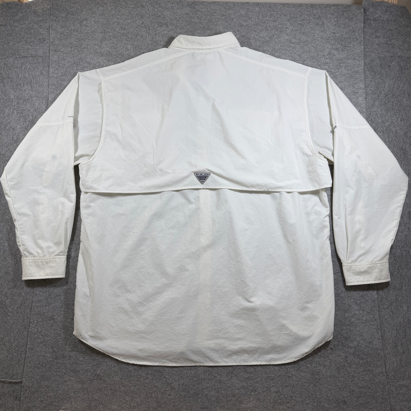 Columbia Bahama PFG Fishing Shirt Mens 2XT White Vented OmniShade Sun Protection thumbnail 2