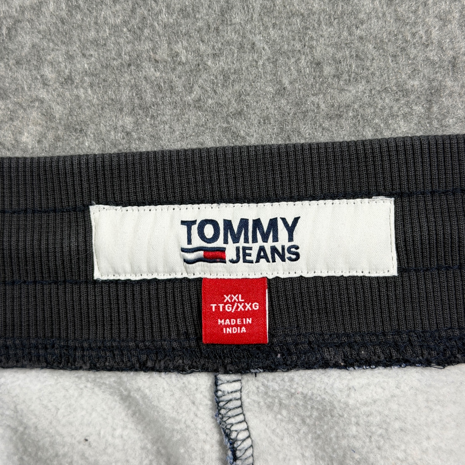 Vintage Tommy Jeans Joggers Mens XXL Blue Black Marble Print Sweatpants Casual thumbnail 3