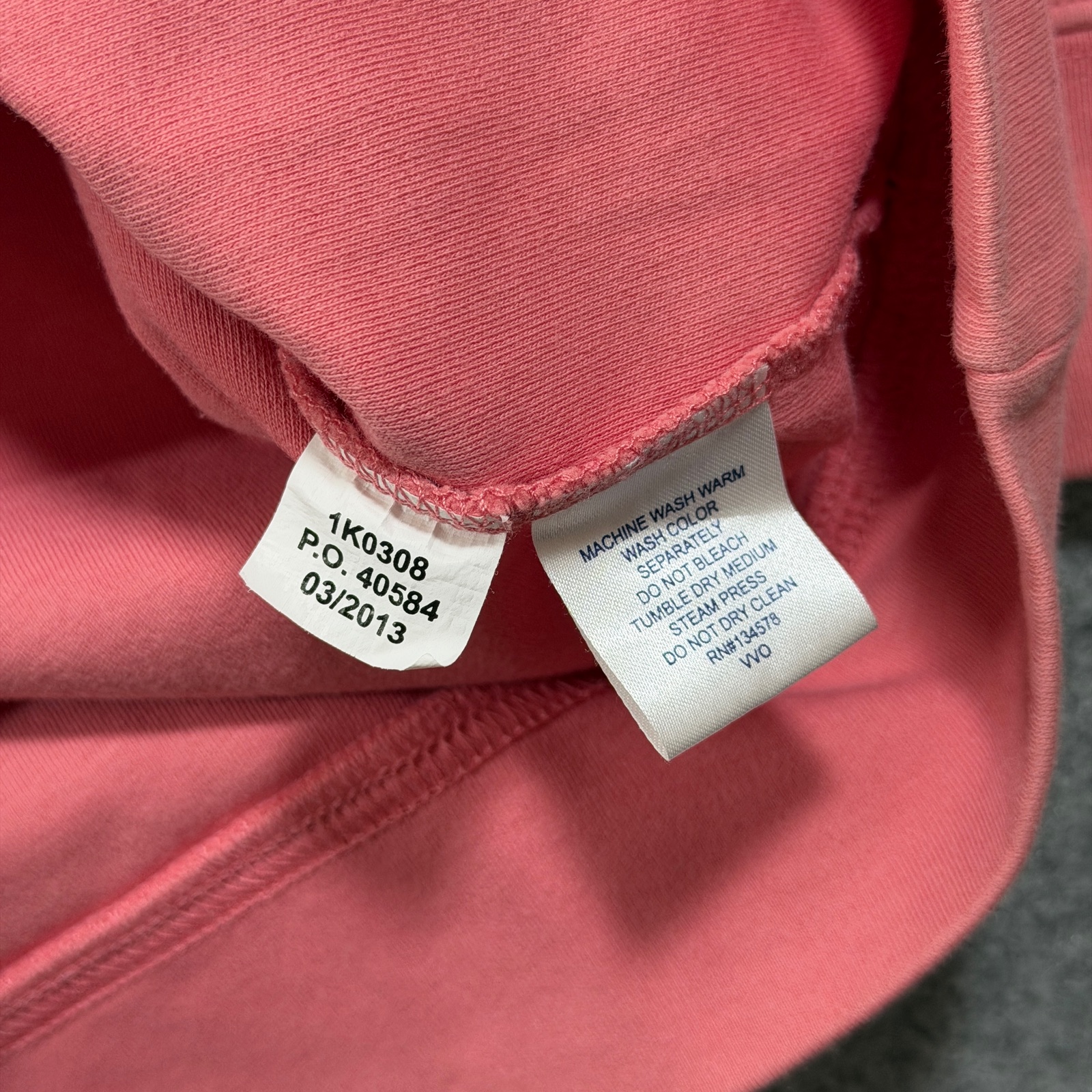 Vineyard Vines Whale Shep Shirt Mens L Coral Pink Quarter Zip Cotton Pullover thumbnail 11