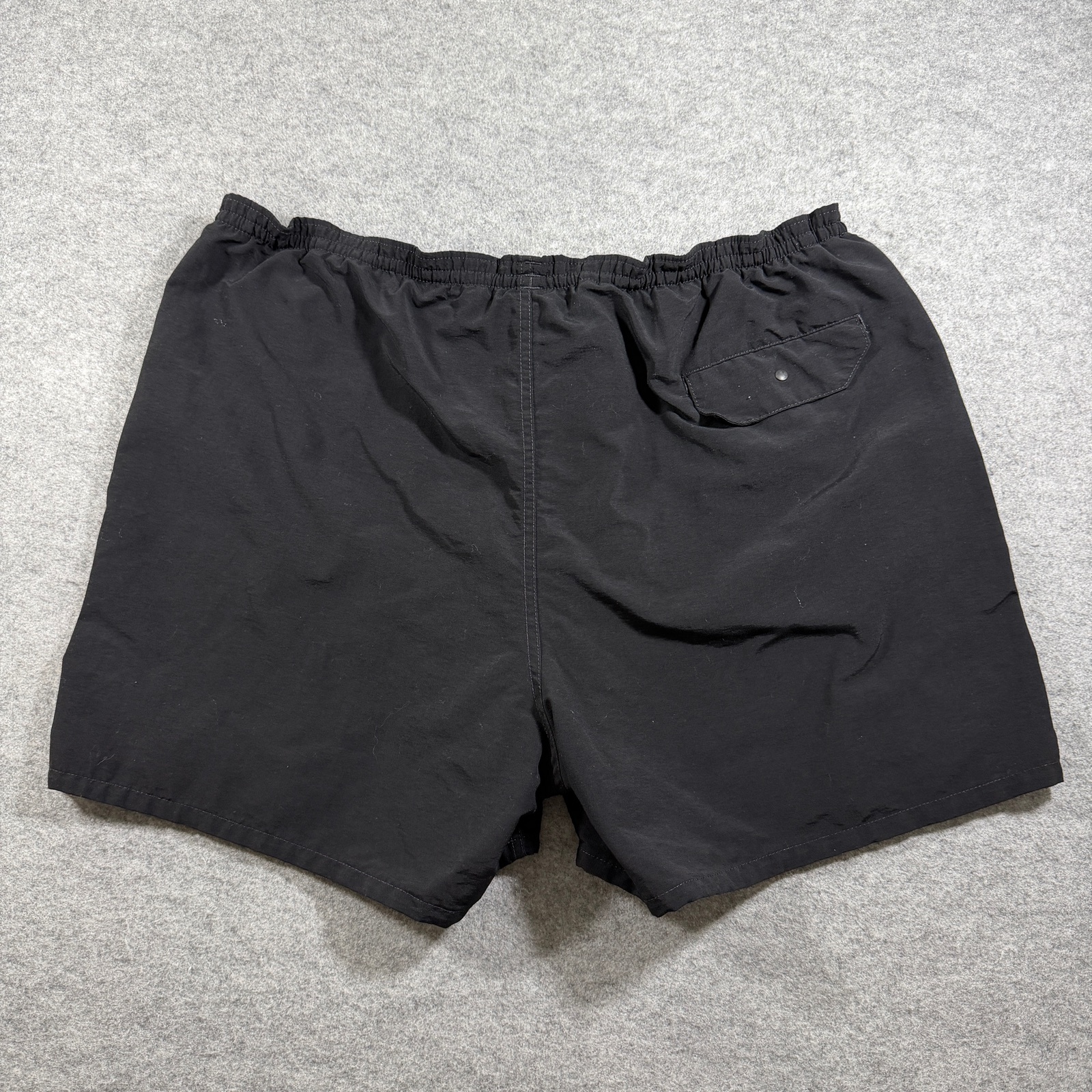 Patagonia Swim Shorts Mens XL Black Nylon Drawstring Lined Outdoor Casual FLAWS thumbnail 2