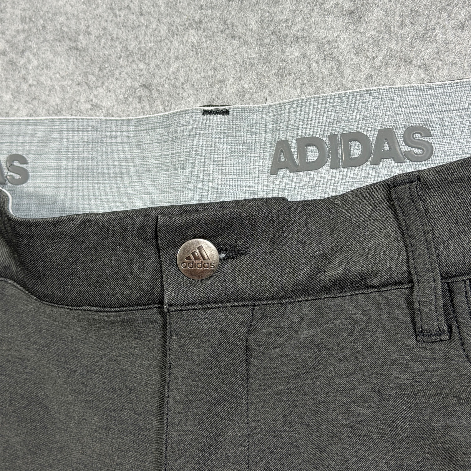 Adidas Golf Pants Mens 34x32 Dark Gray Stretch 5-Pocket Slim Tapered Fit thumbnail 8