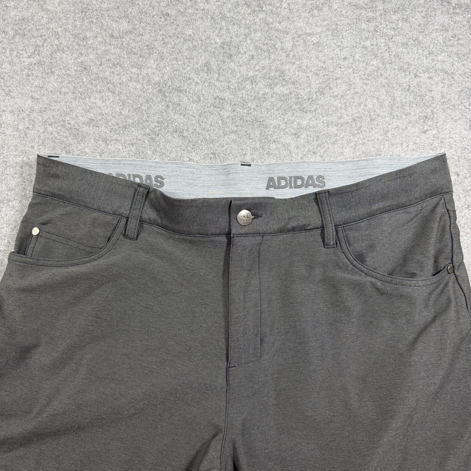 Adidas Golf Pants Mens 34x32 Dark Gray Stretch 5-Pocket Slim Tapered Fit thumbnail 10
