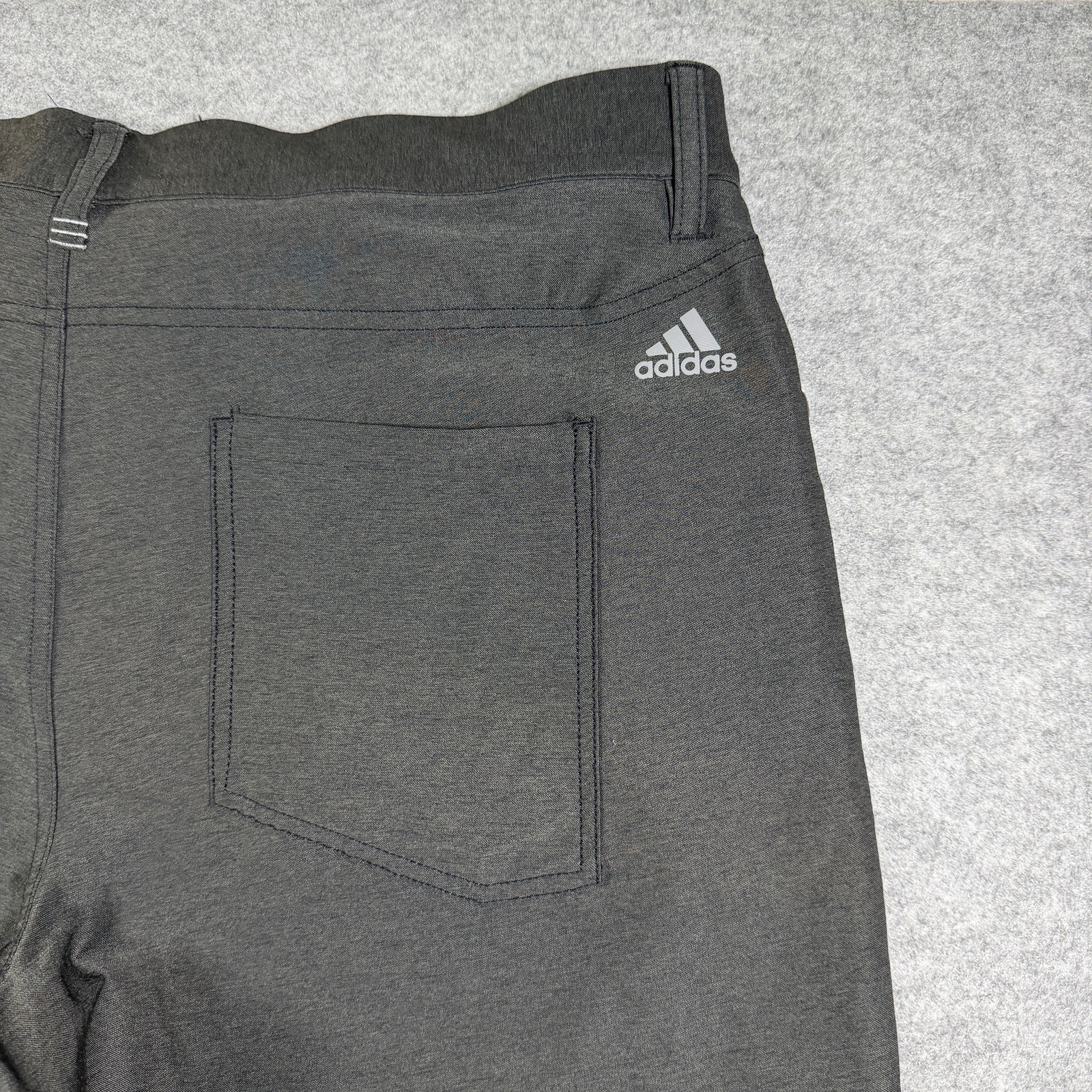 Adidas Golf Pants Mens 34x32 Dark Gray Stretch 5-Pocket Slim Tapered Fit thumbnail 12