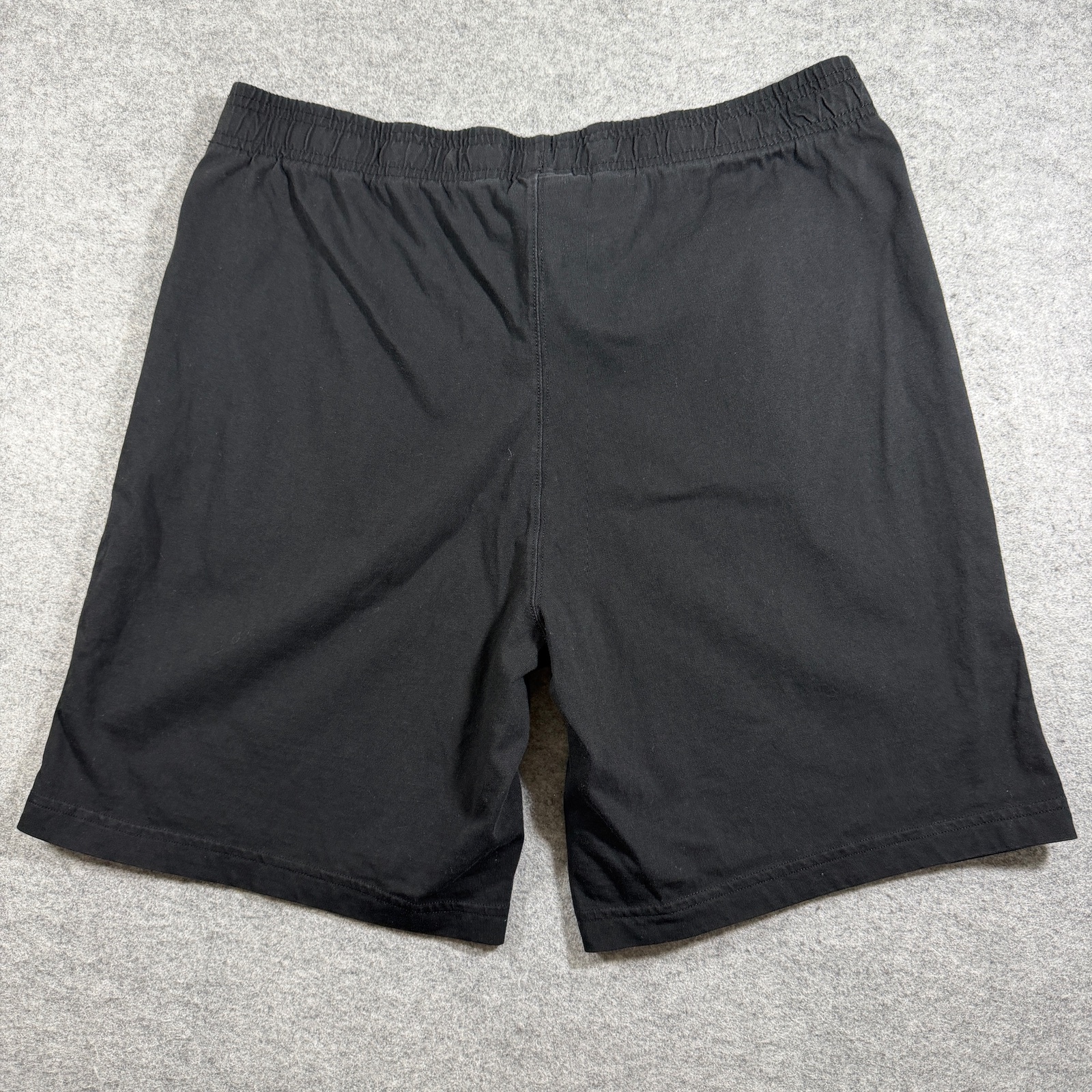 Champion Sweat Shorts Mens XL Black Cotton Drawstring Athletic Gym Lounge Light thumbnail 3