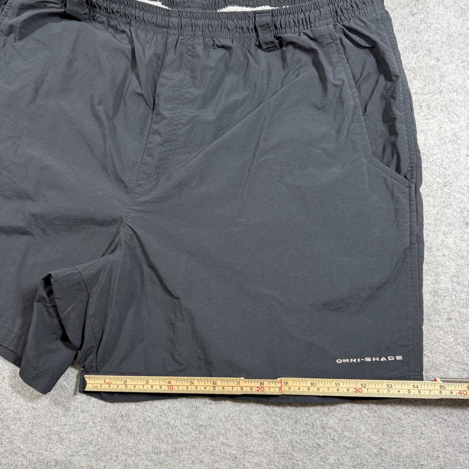 Columbia Omni-Shade Swim Shorts Mens XL Black Nylon UV Protection Outdoor Hiking thumbnail 7