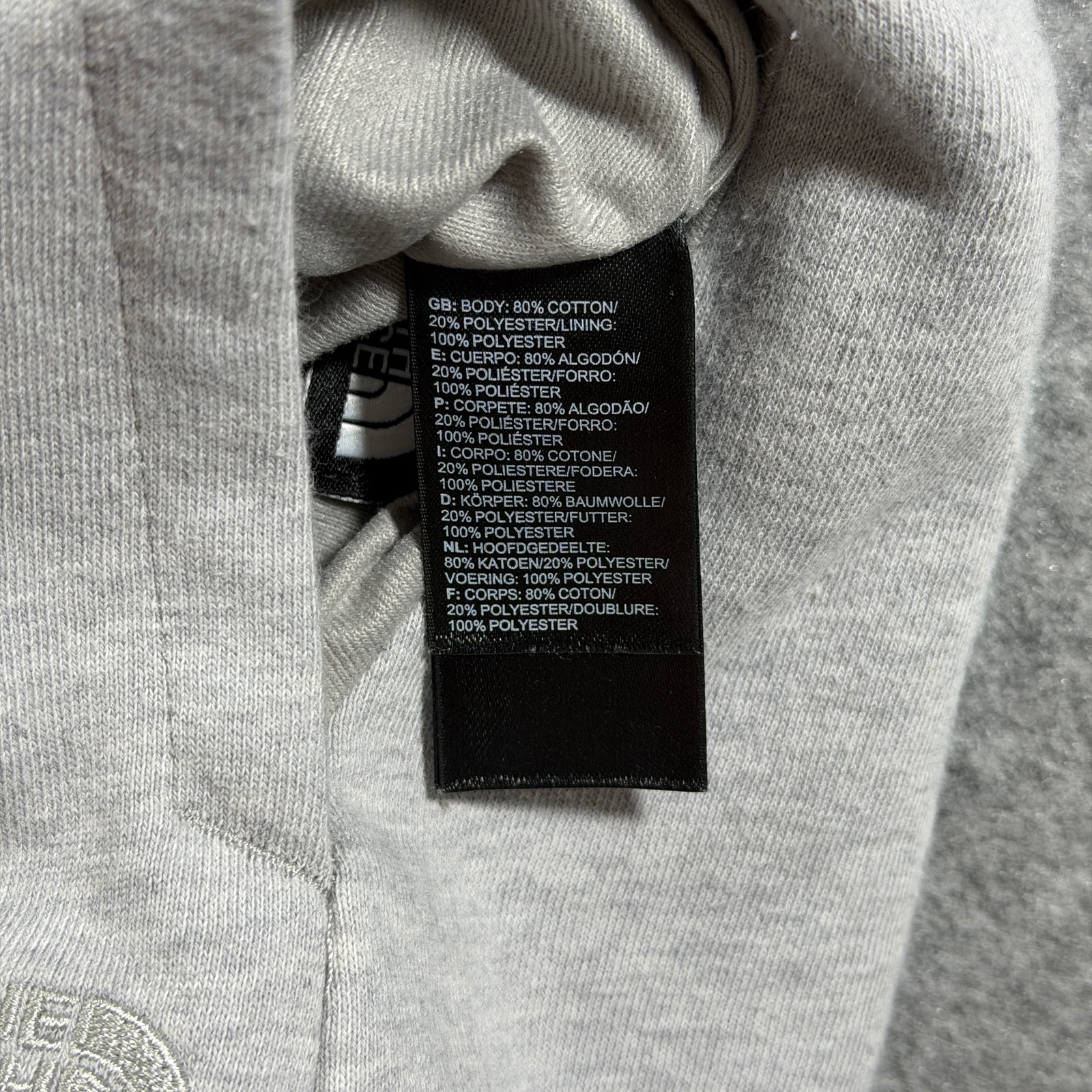 The North Face Oso Hooded Vest Womens S Gray Quilted Full Zip Fleece Reversible thumbnail 10