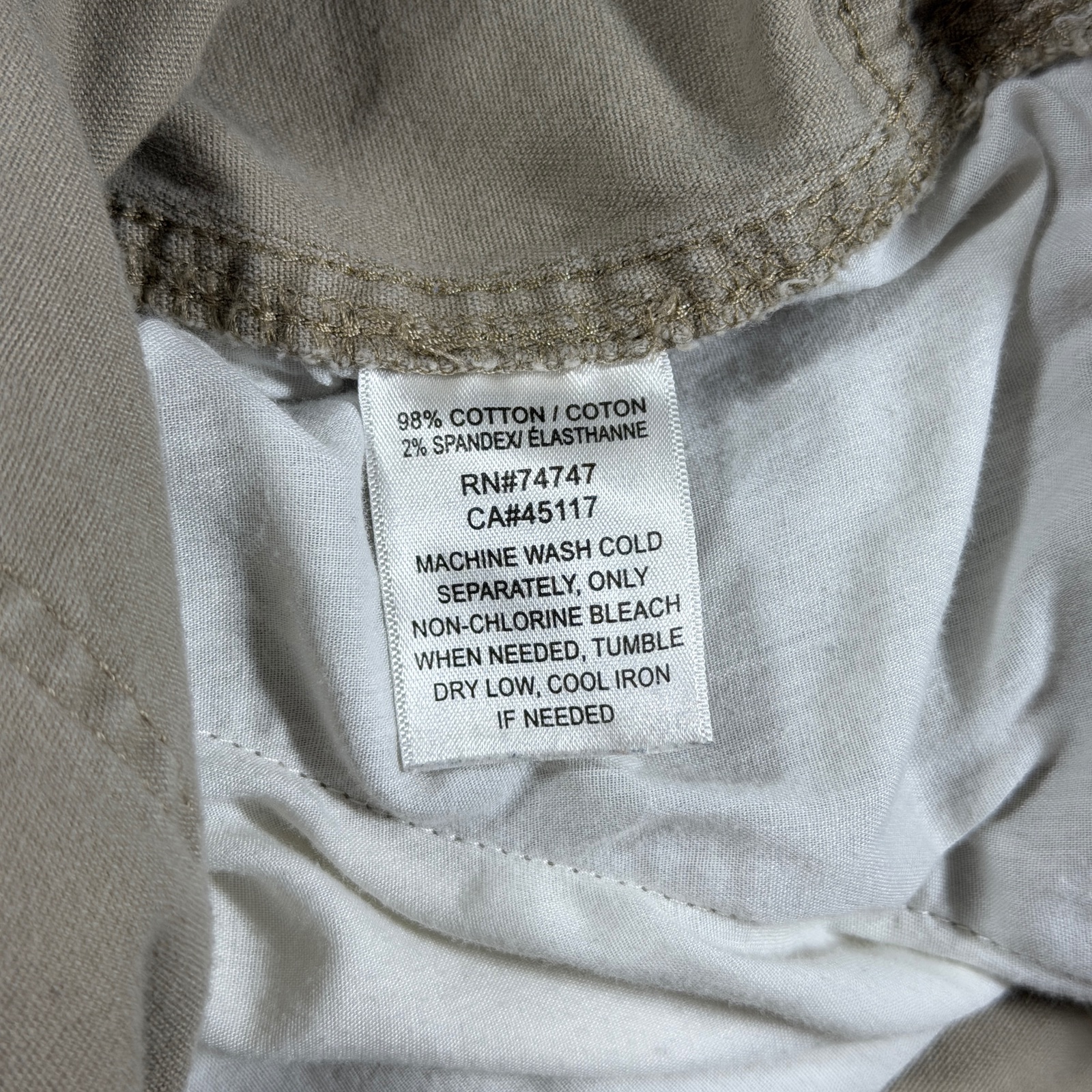 Red Head Brand Co Cargo Pants Mens 52x30 Khaki Cotton Spandex Relaxed Fit thumbnail 5