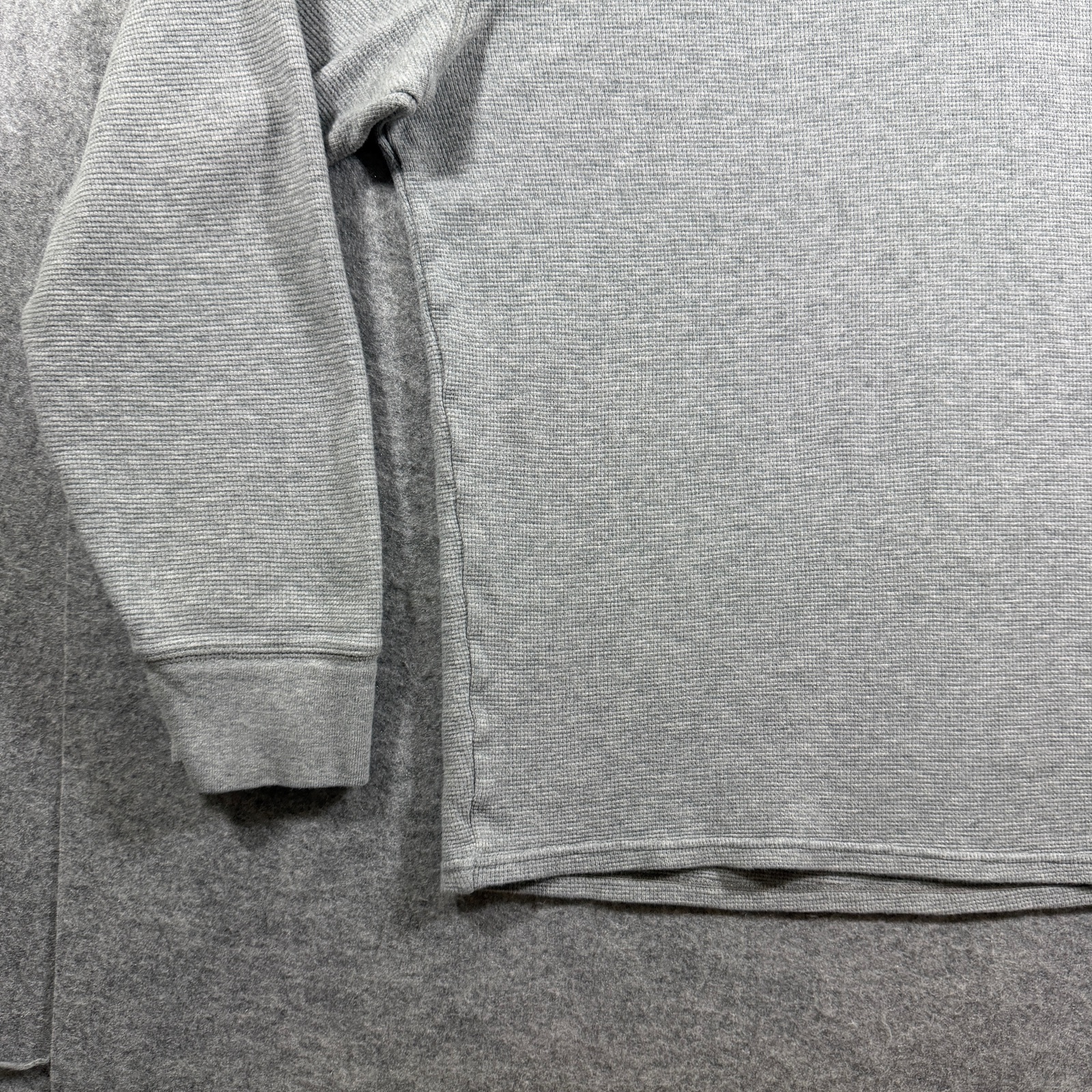 Polo Ralph Lauren Waffle Thermal Shirt Mens 2XL Gray Cotton Crewneck Casual thumbnail 9