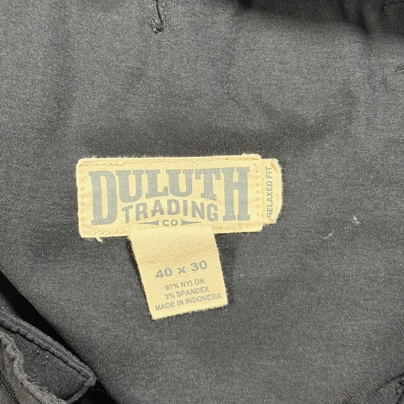 Duluth Trading Co Flex Dry Tactical Pants Mens 40x30 Black Nylon Spandex Cargo thumbnail 5