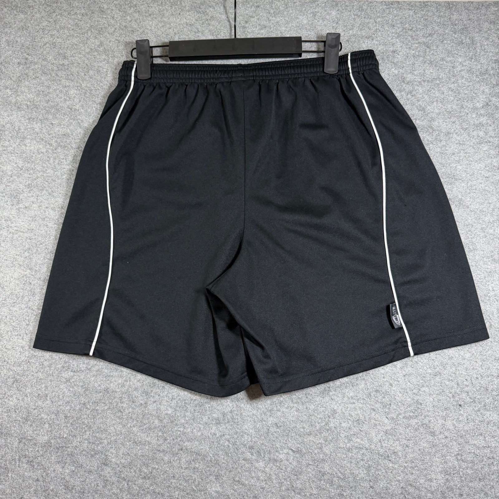 Vintage Adidas Training Shorts Mens M Black Climalite Drawstring Lightweight thumbnail 2