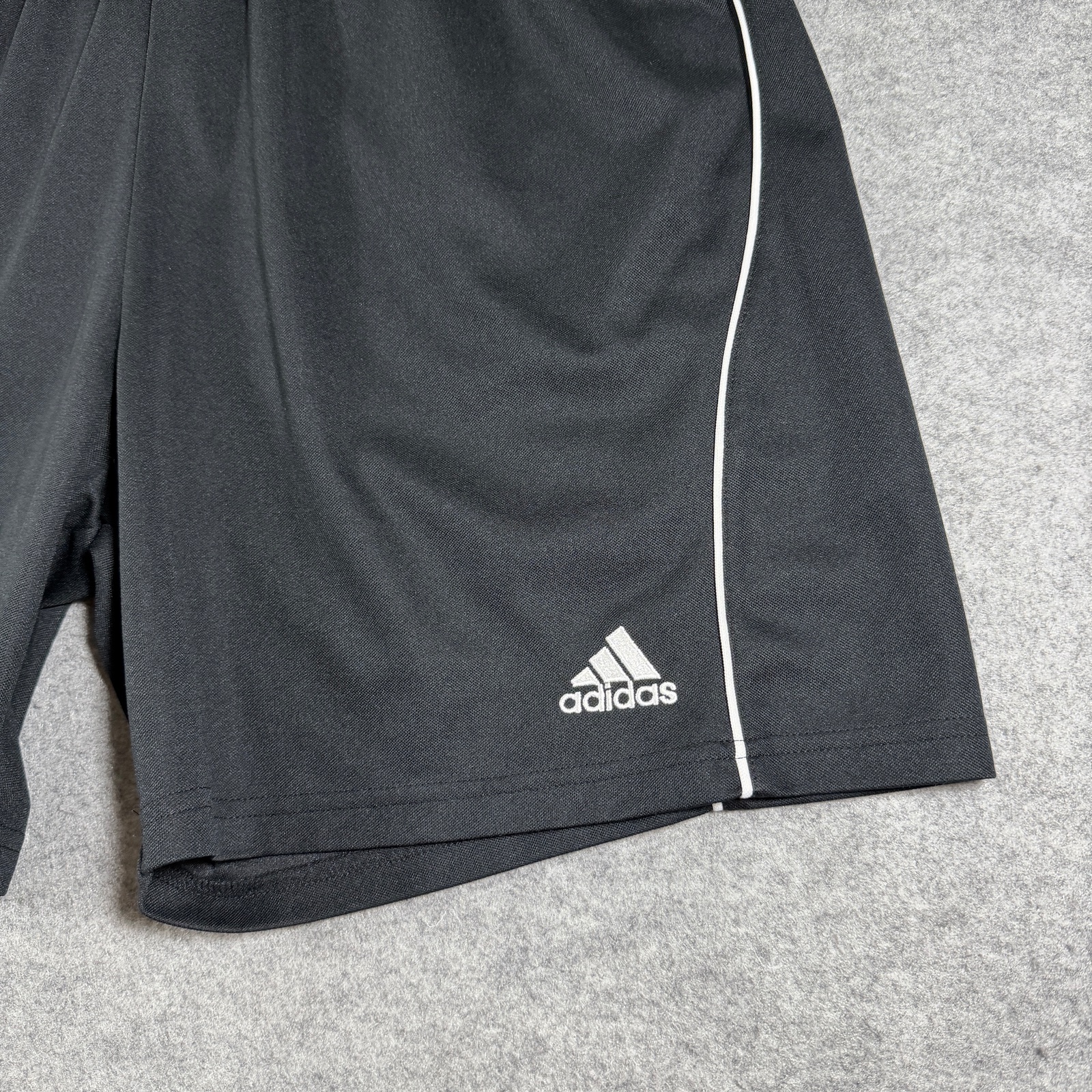 Vintage Adidas Training Shorts Mens M Black Climalite Drawstring Lightweight thumbnail 3