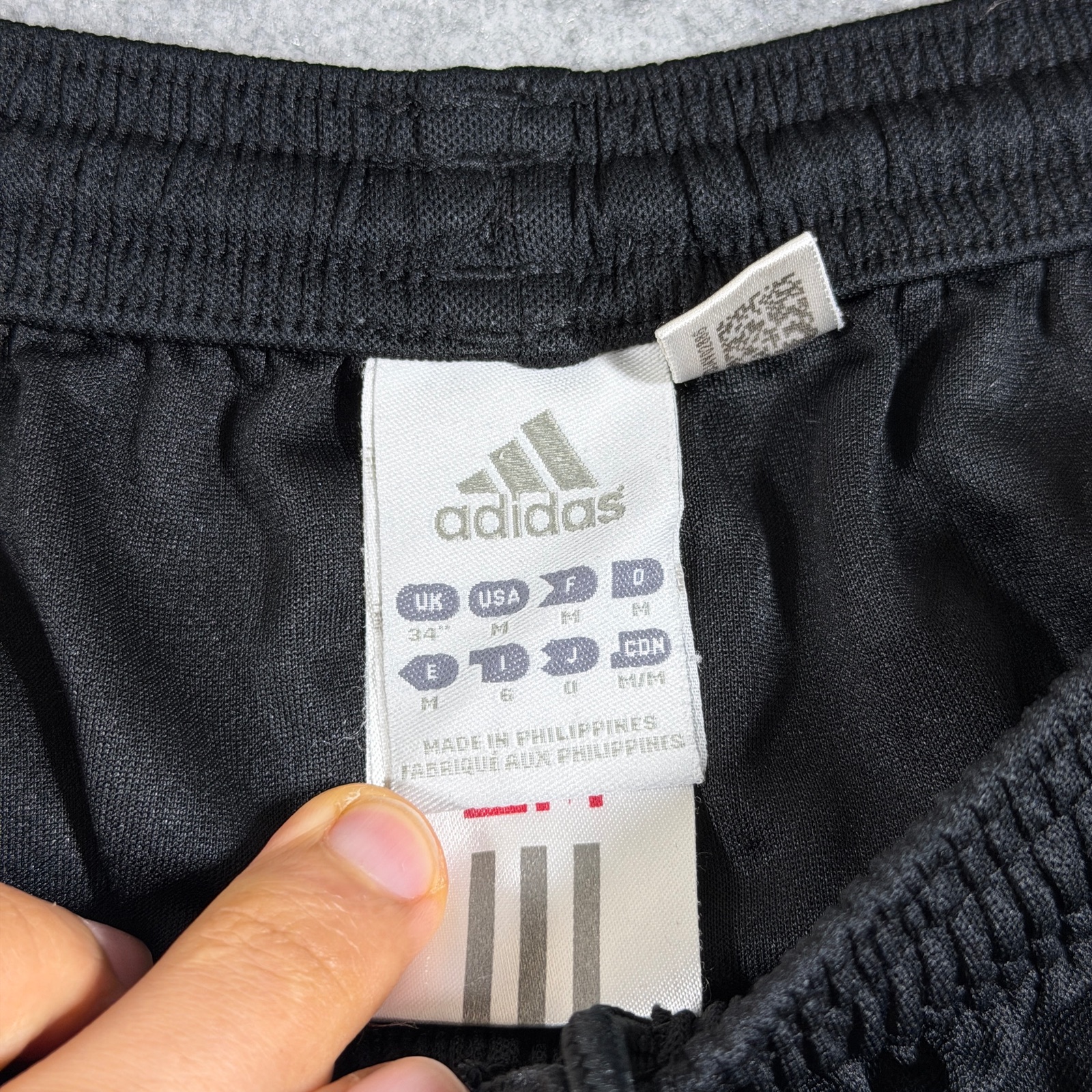 Vintage Adidas Training Shorts Mens M Black Climalite Drawstring Lightweight thumbnail 4