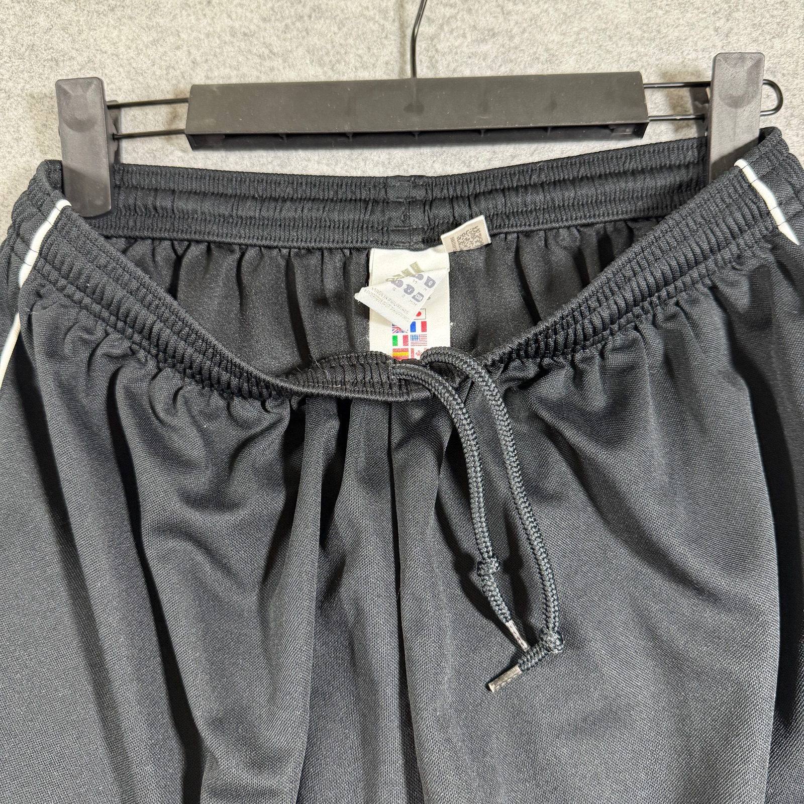 Vintage Adidas Training Shorts Mens M Black Climalite Drawstring Lightweight thumbnail 5