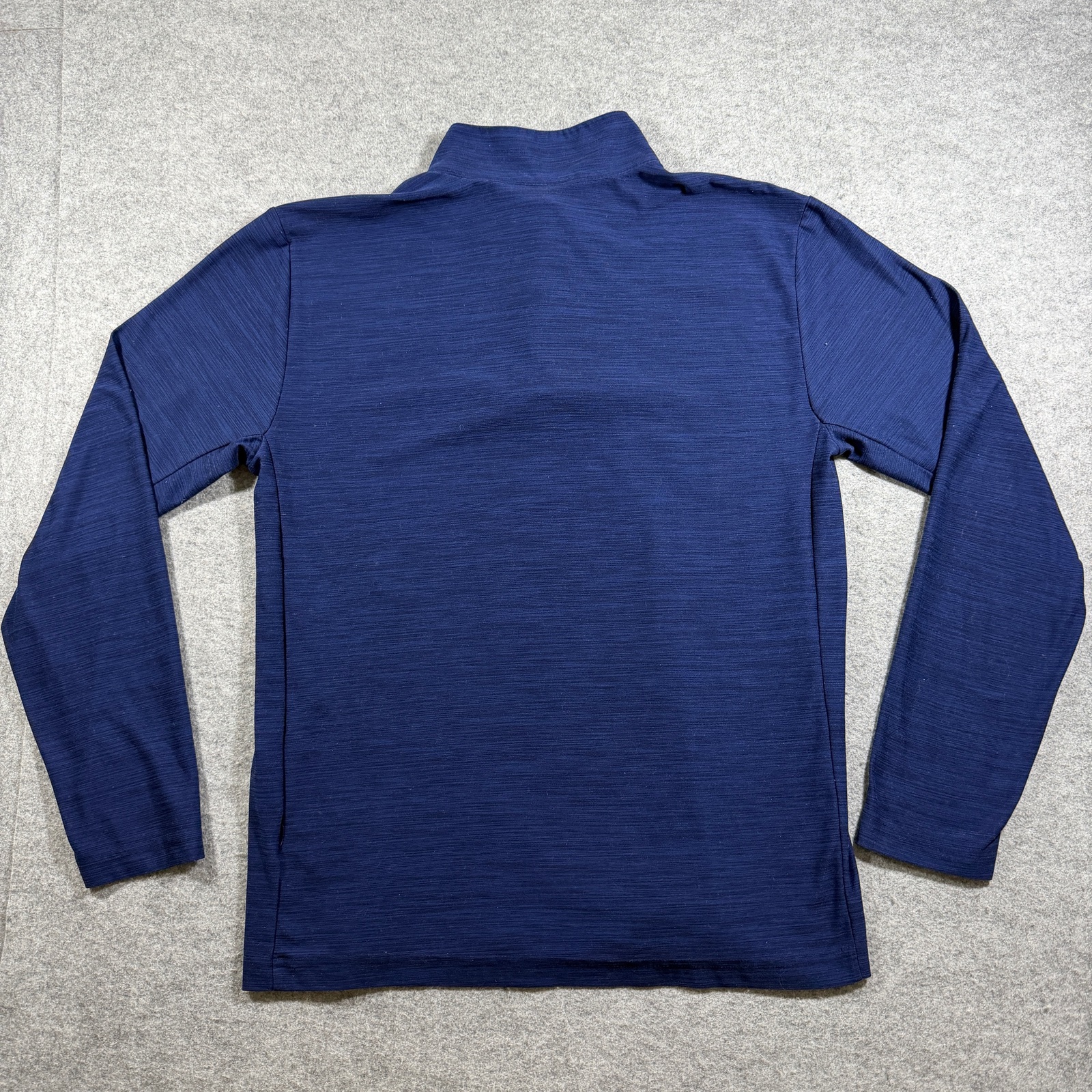 Nike Dri-Fit Quarter Zip Pullover Mens M Navy Blue Athletic Training Lightweight thumbnail 2