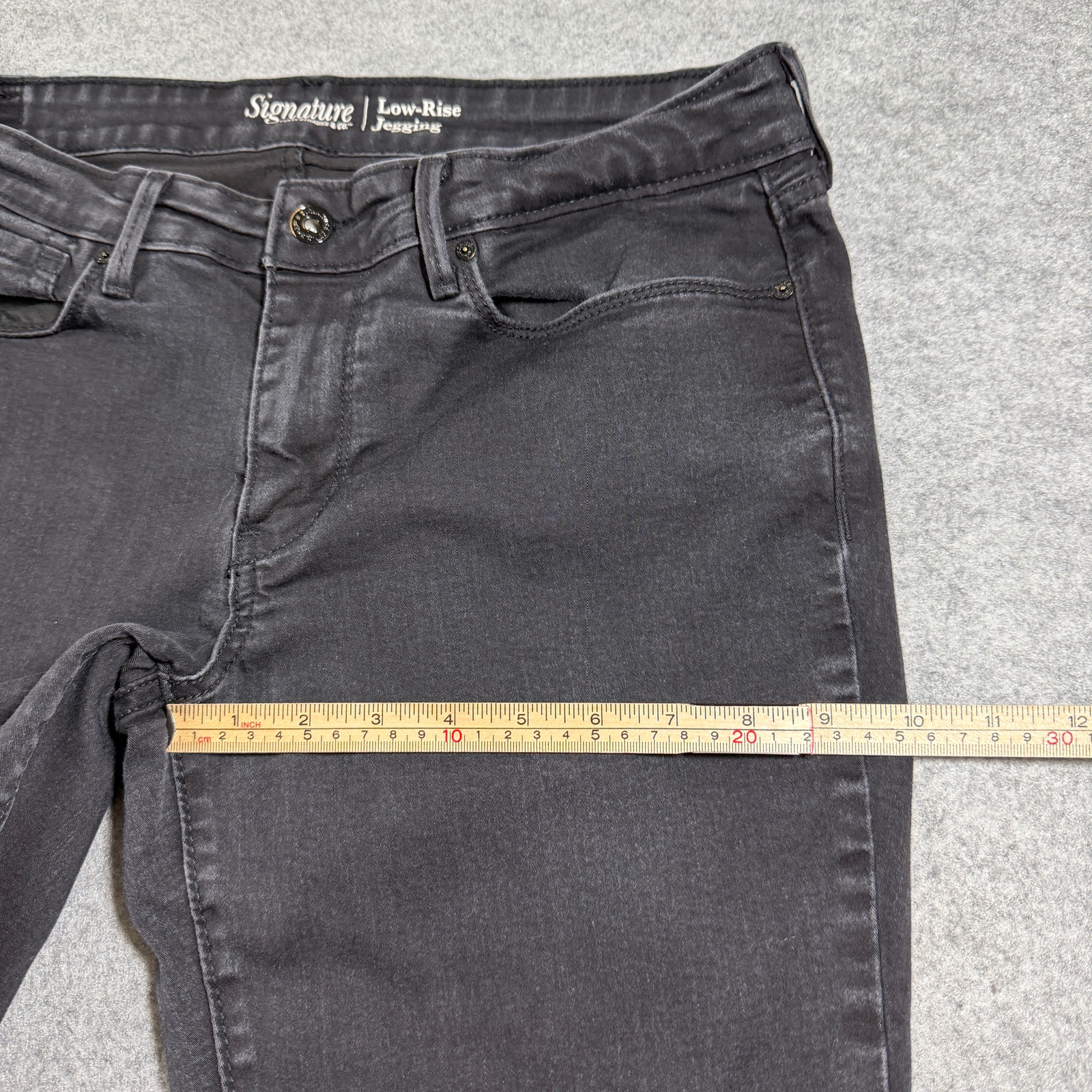 Levi's Signature Jegging Jeans Womens 14S 32x30 Black Low Rise Skinny Stretch thumbnail 9