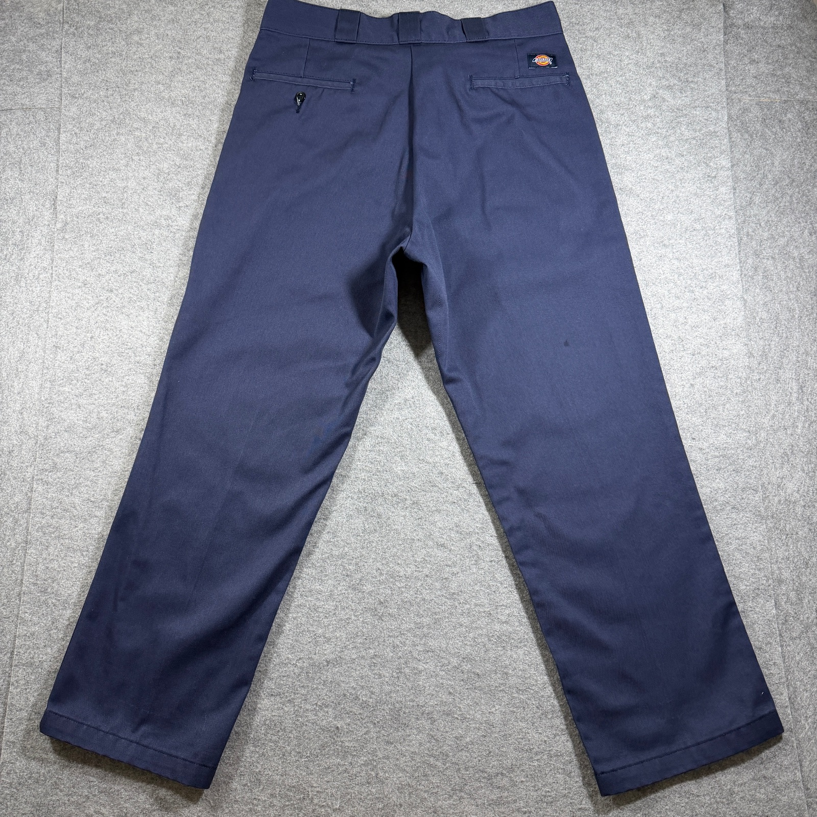 Dickies 874 Original Fit Work Pants Mens 36x29 Navy Straight Leg Workwear thumbnail 2