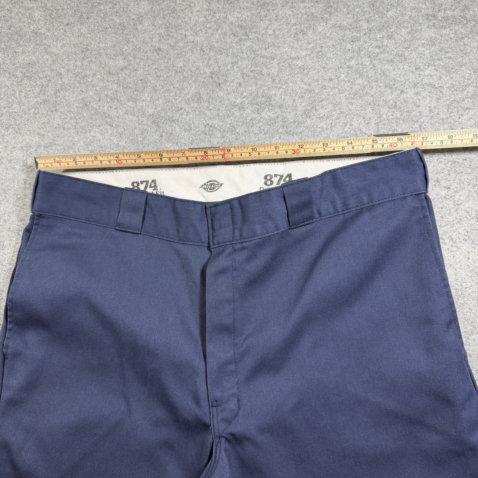 Dickies 874 Original Fit Work Pants Mens 36x29 Navy Straight Leg Workwear thumbnail 6