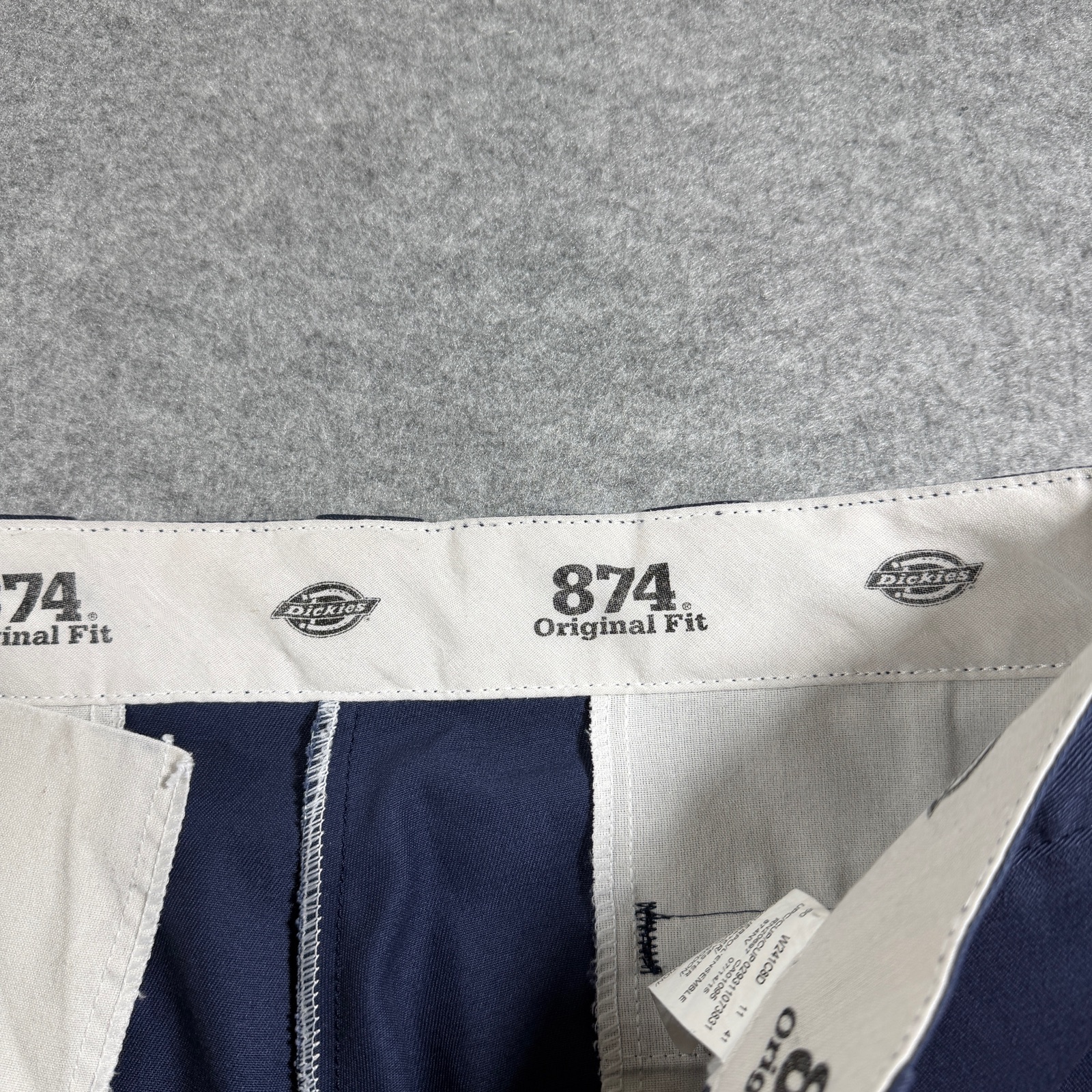 Dickies 874 Original Fit Work Pants Mens 36x29 Navy Straight Leg Workwear thumbnail 10