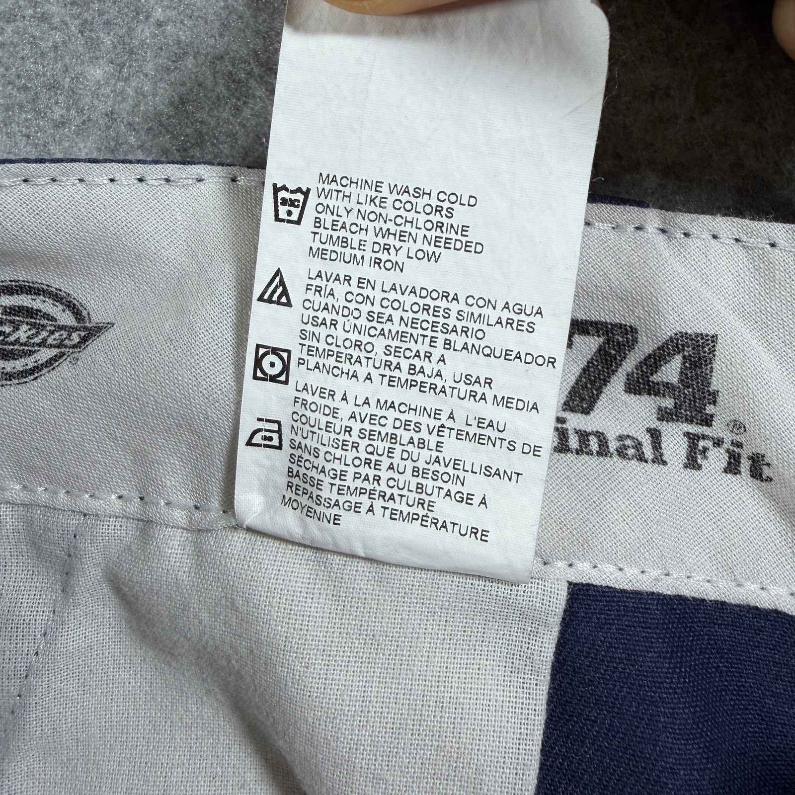 Dickies 874 Original Fit Work Pants Mens 36x29 Navy Straight Leg Workwear thumbnail 11