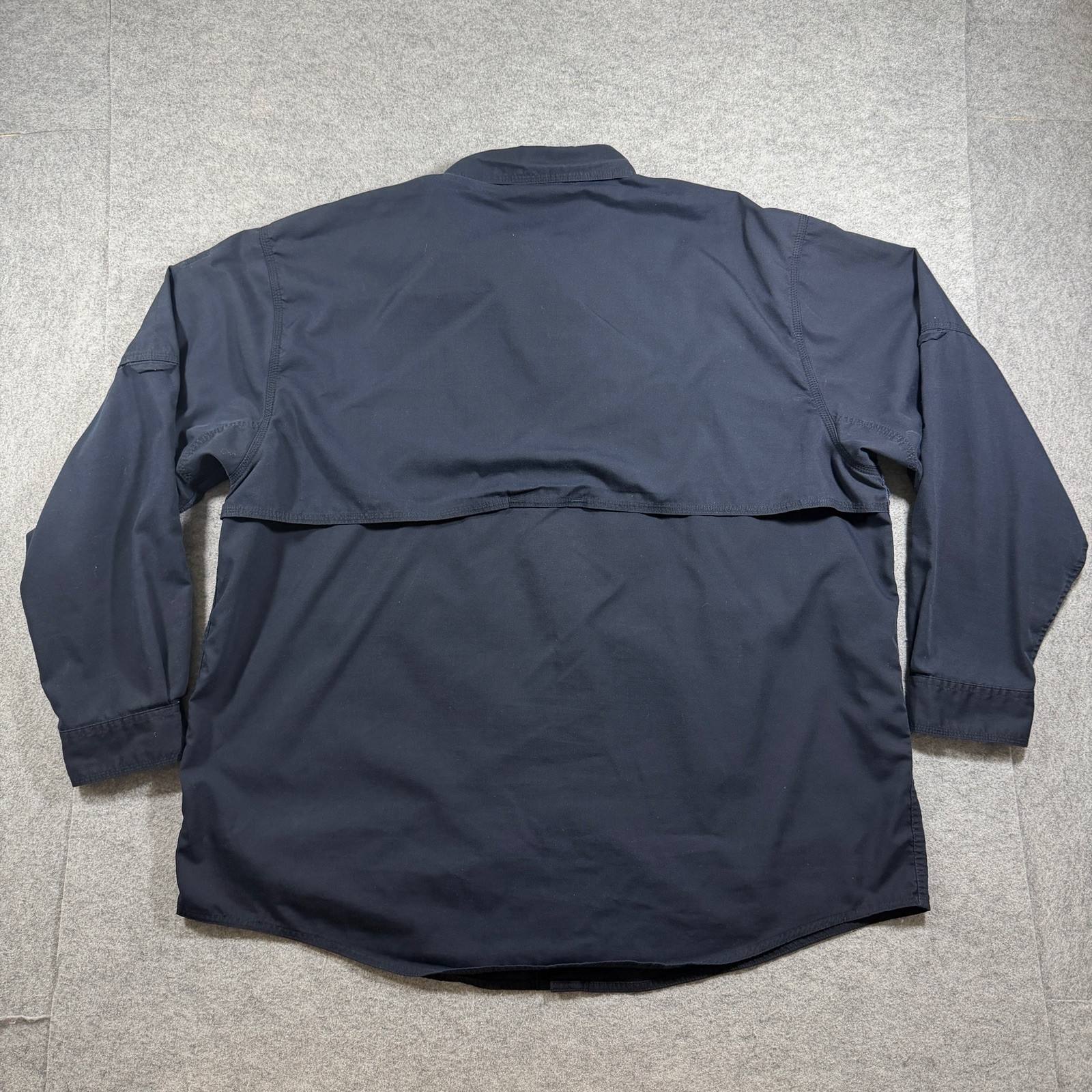 5.11 Tactical Taclite Pro Shirt Mens 2XL Navy Long Sleeve Roll Up Tab Workwear thumbnail 2