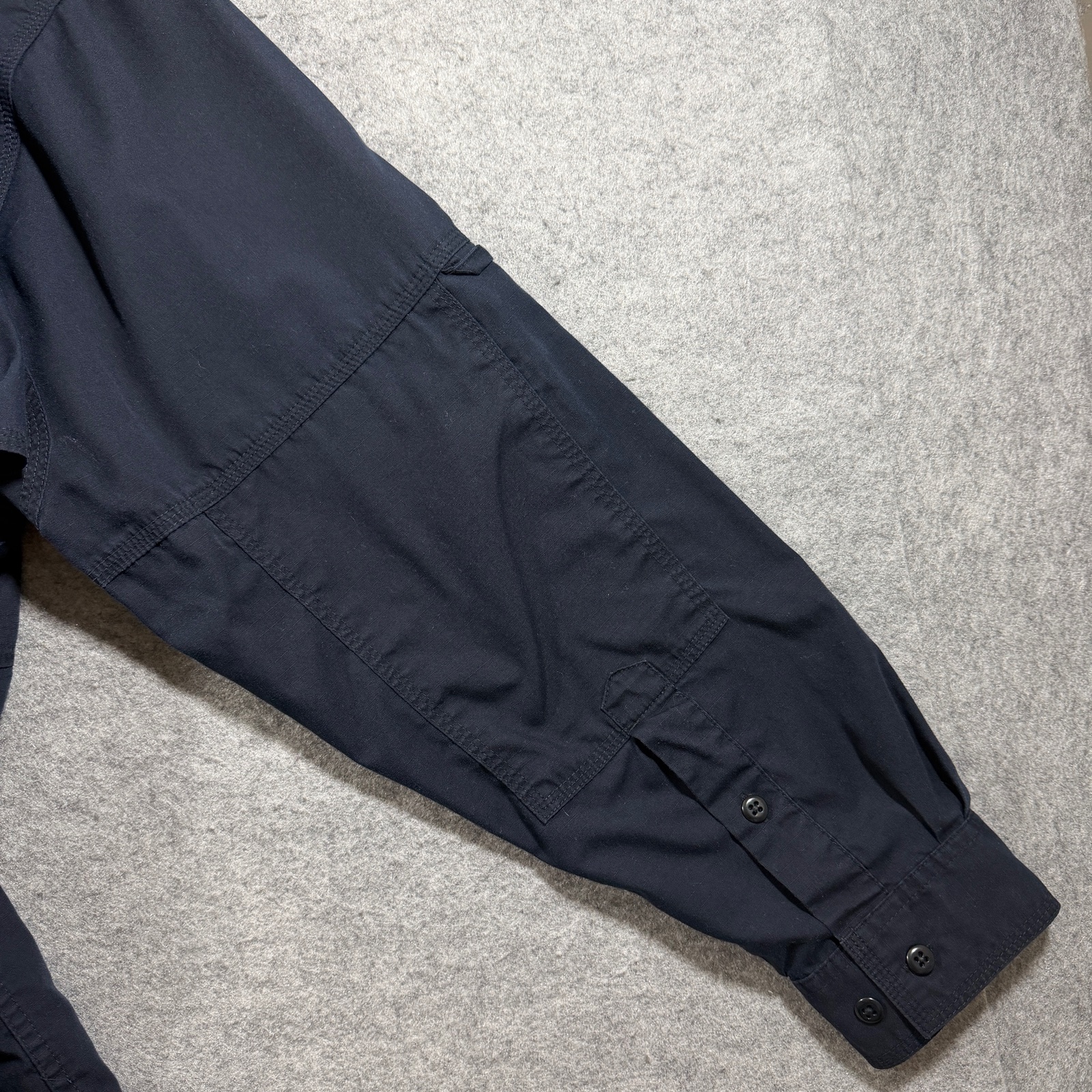 5.11 Tactical Taclite Pro Shirt Mens 2XL Navy Long Sleeve Roll Up Tab Workwear thumbnail 10