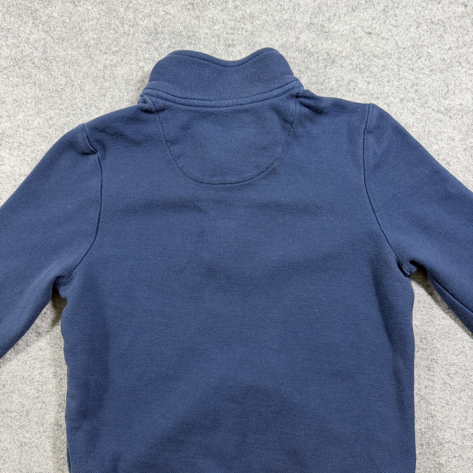 Vineyard Vines Whale Quarter Zip Pullover Boys 6 Navy Pima Cotton Preppy thumbnail 9