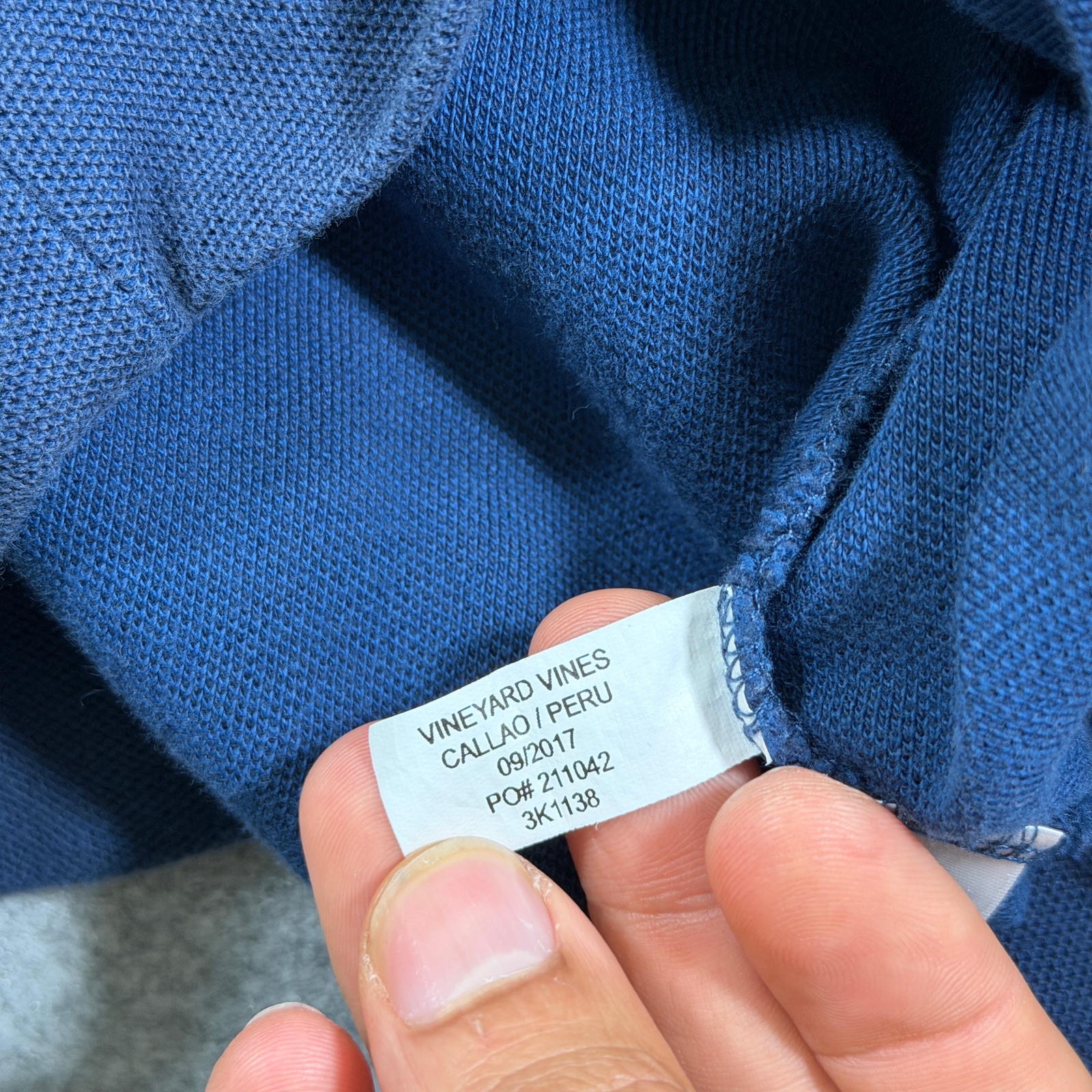 Vineyard Vines Whale Quarter Zip Pullover Boys 6 Navy Pima Cotton Preppy thumbnail 12