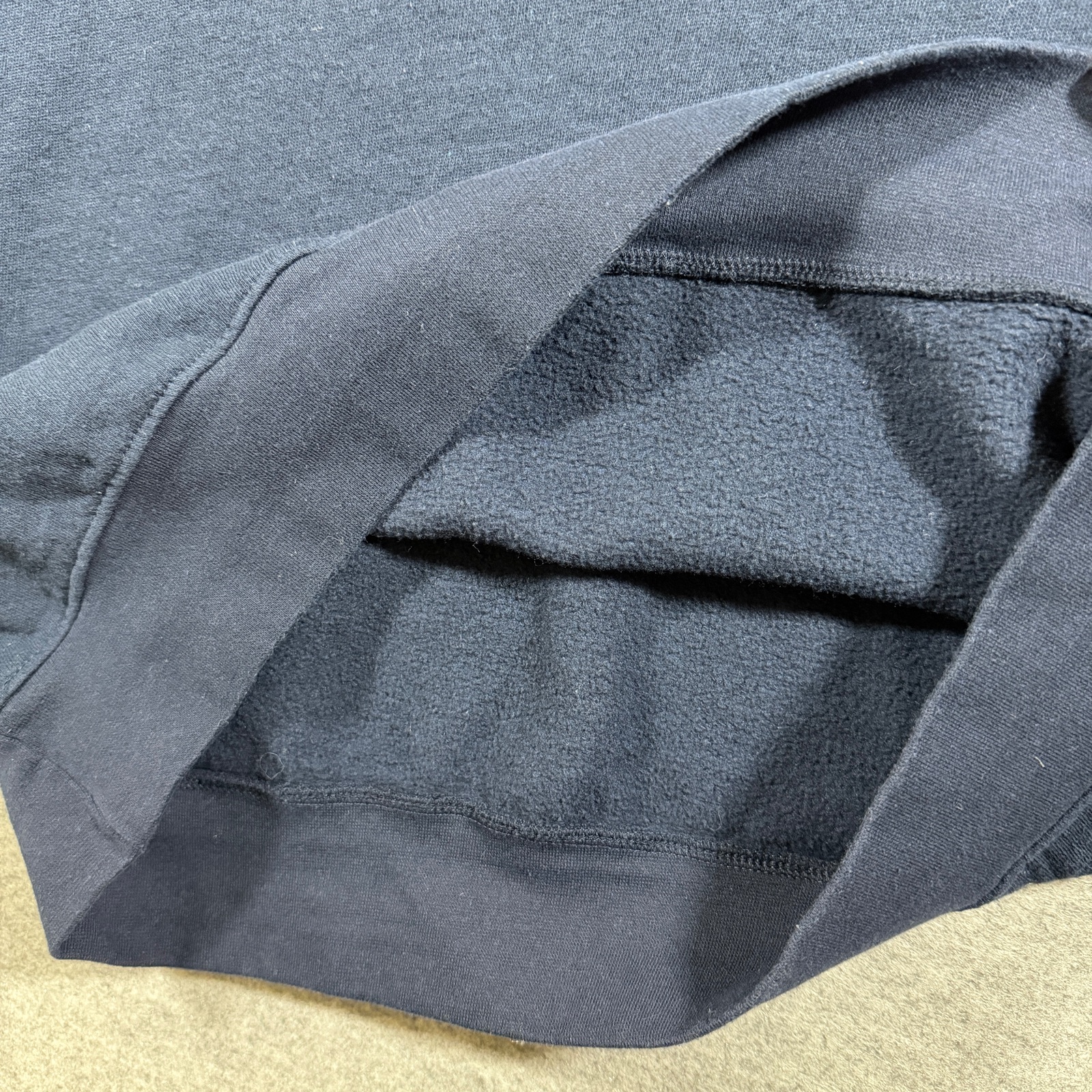 Banana Republic Hoodie Mens XL Navy Blue Fleece 1979 SF Patch Graphic Pullover thumbnail 8