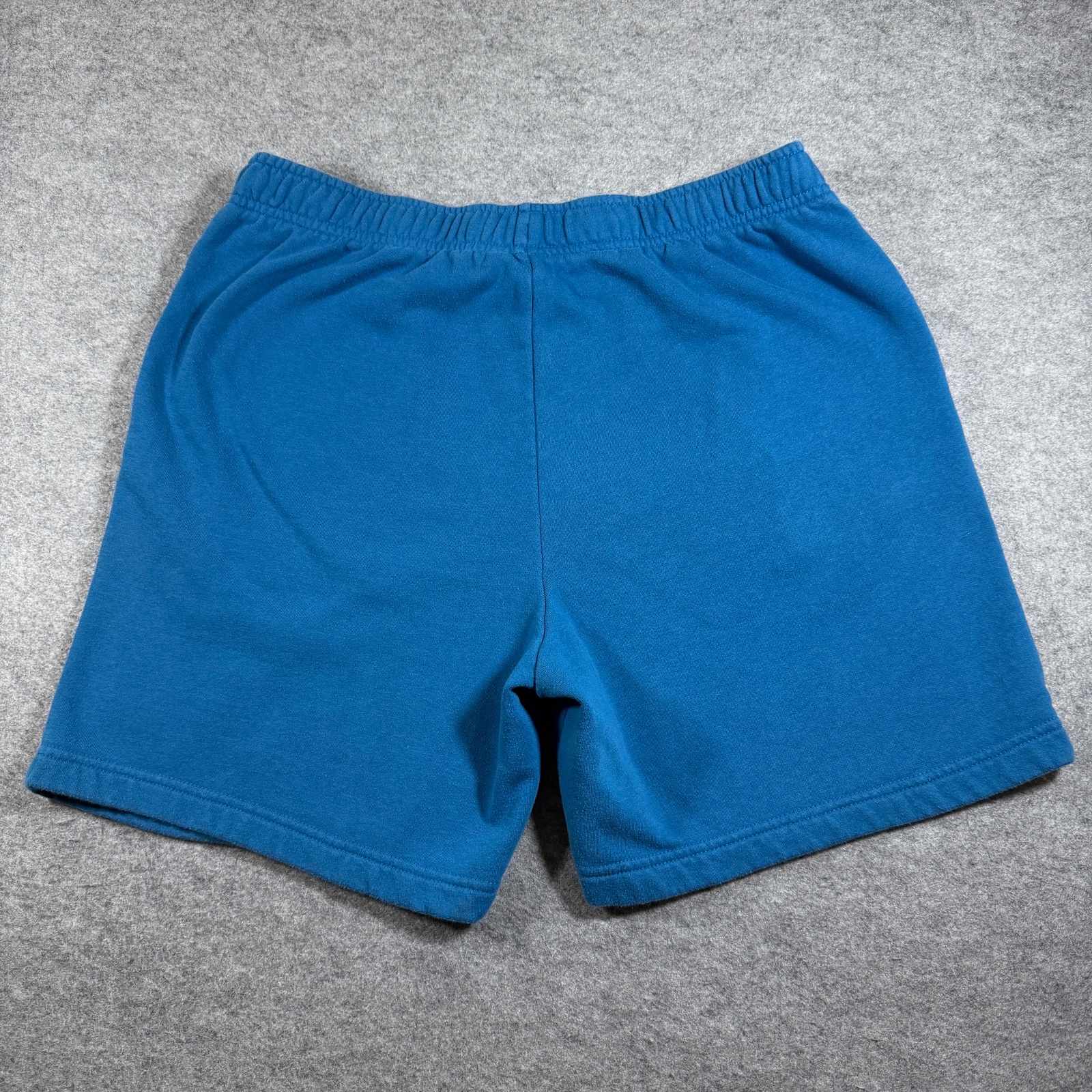 The North Face Half Dome Fleece Shorts Mens L Blue Elastic Waist Logo Outdoor thumbnail 2