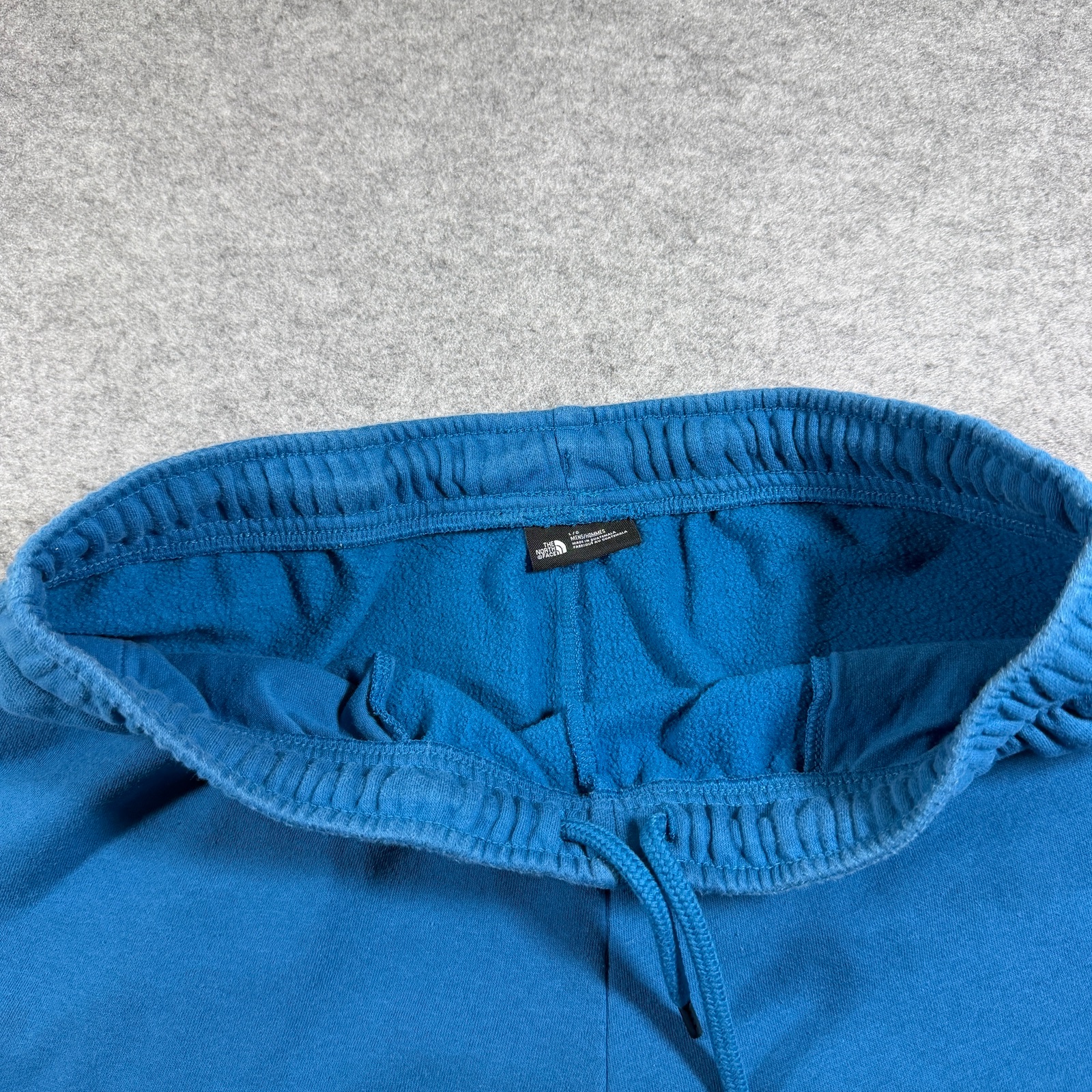 The North Face Half Dome Fleece Shorts Mens L Blue Elastic Waist Logo Outdoor thumbnail 5
