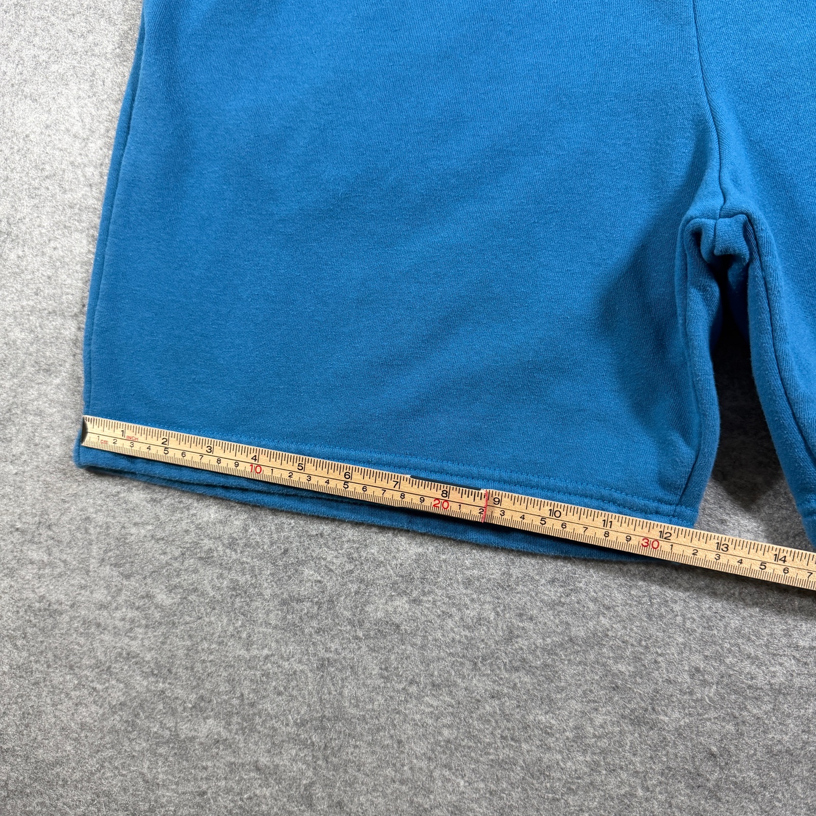 The North Face Half Dome Fleece Shorts Mens L Blue Elastic Waist Logo Outdoor thumbnail 6