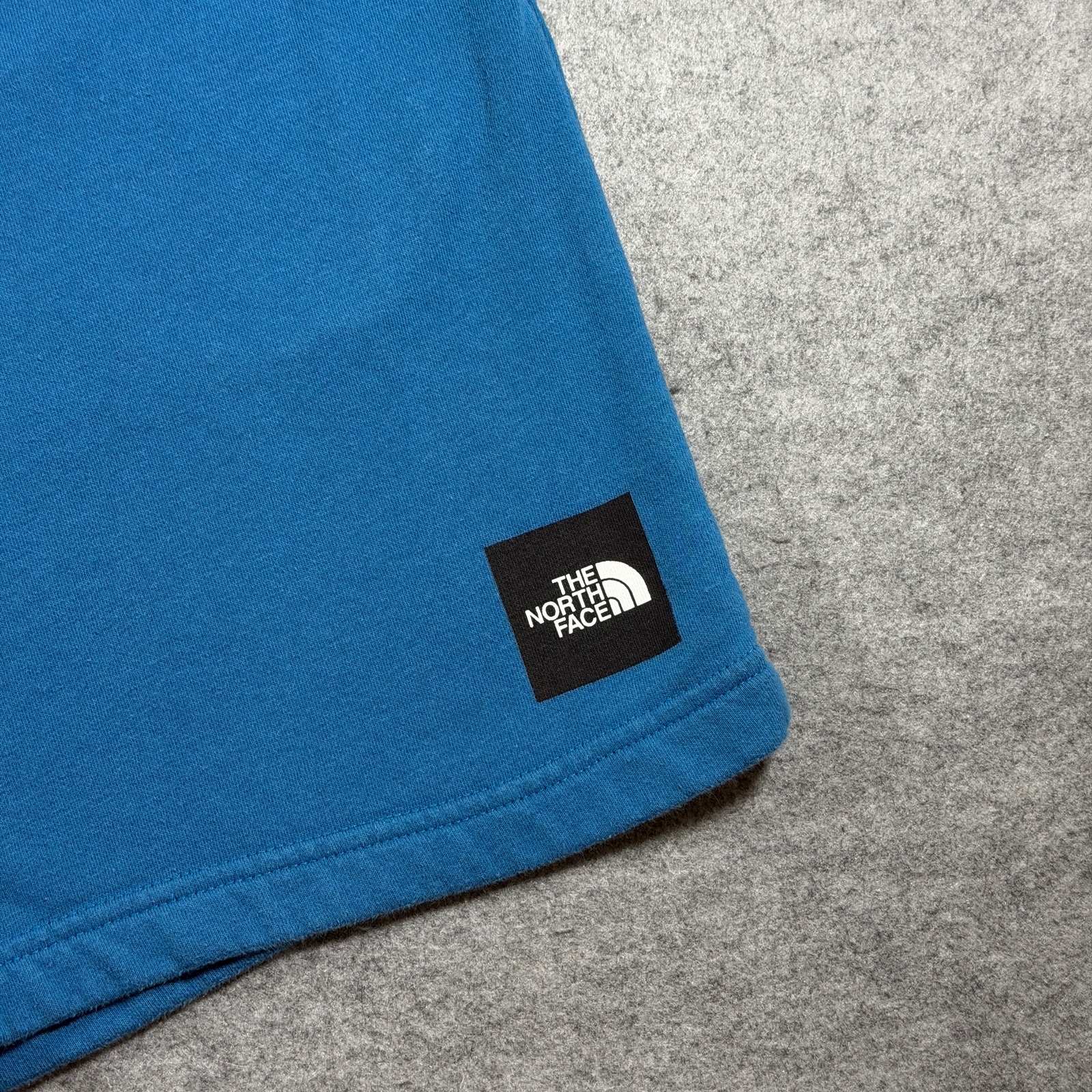 The North Face Half Dome Fleece Shorts Mens L Blue Elastic Waist Logo Outdoor thumbnail 9