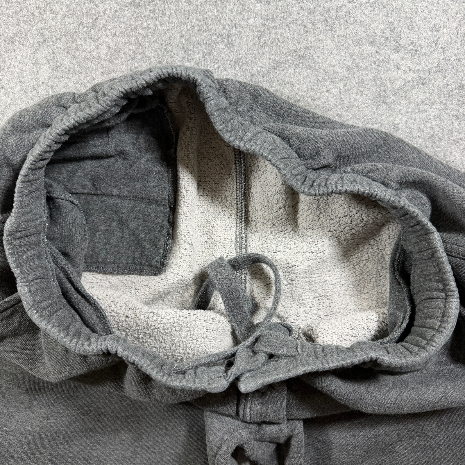 L.L.Bean Heavyweight Sweatpants Mens M Gray Cotton Fleece Drawstring Lounge thumbnail 4